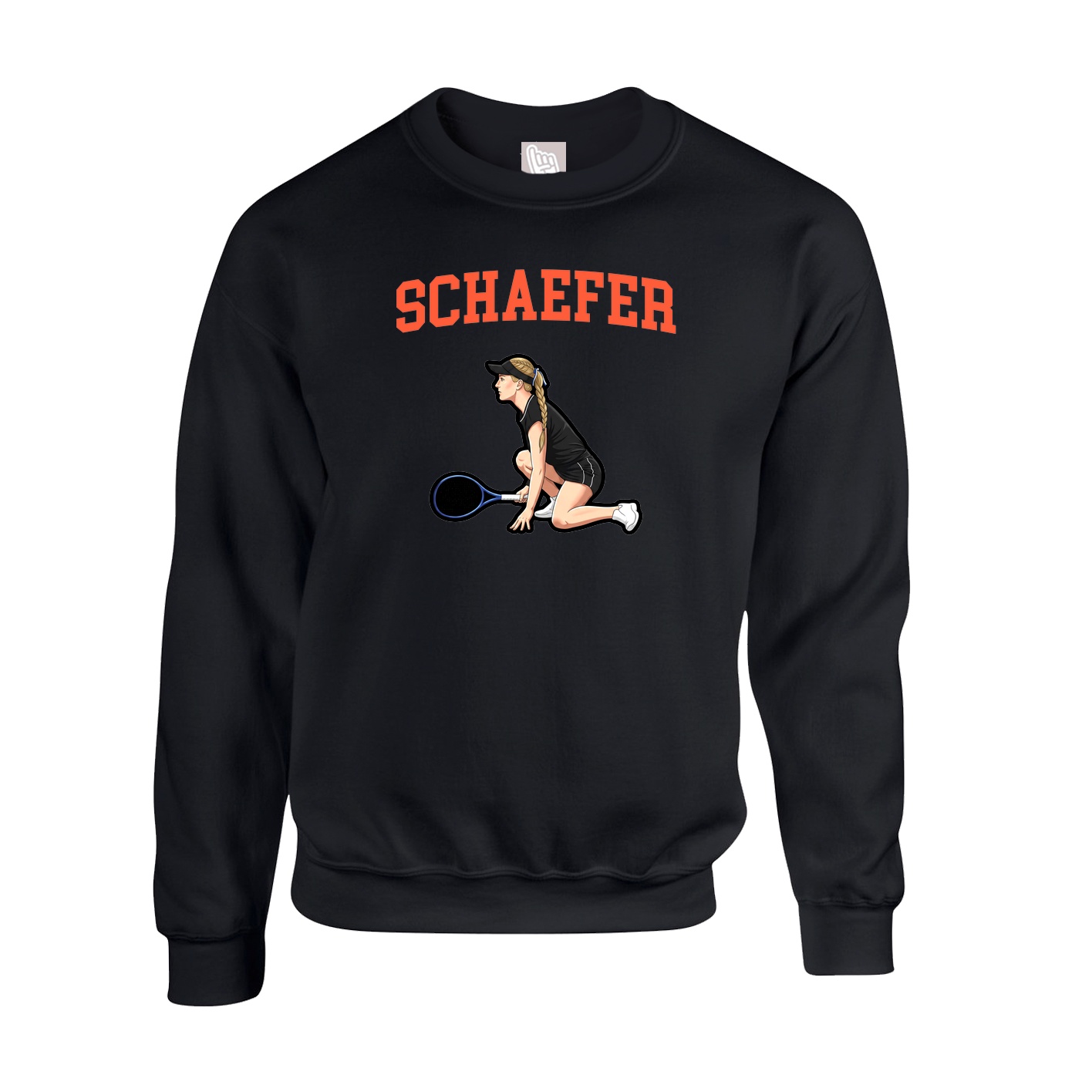 Fleece Crew — Shirsey in Black