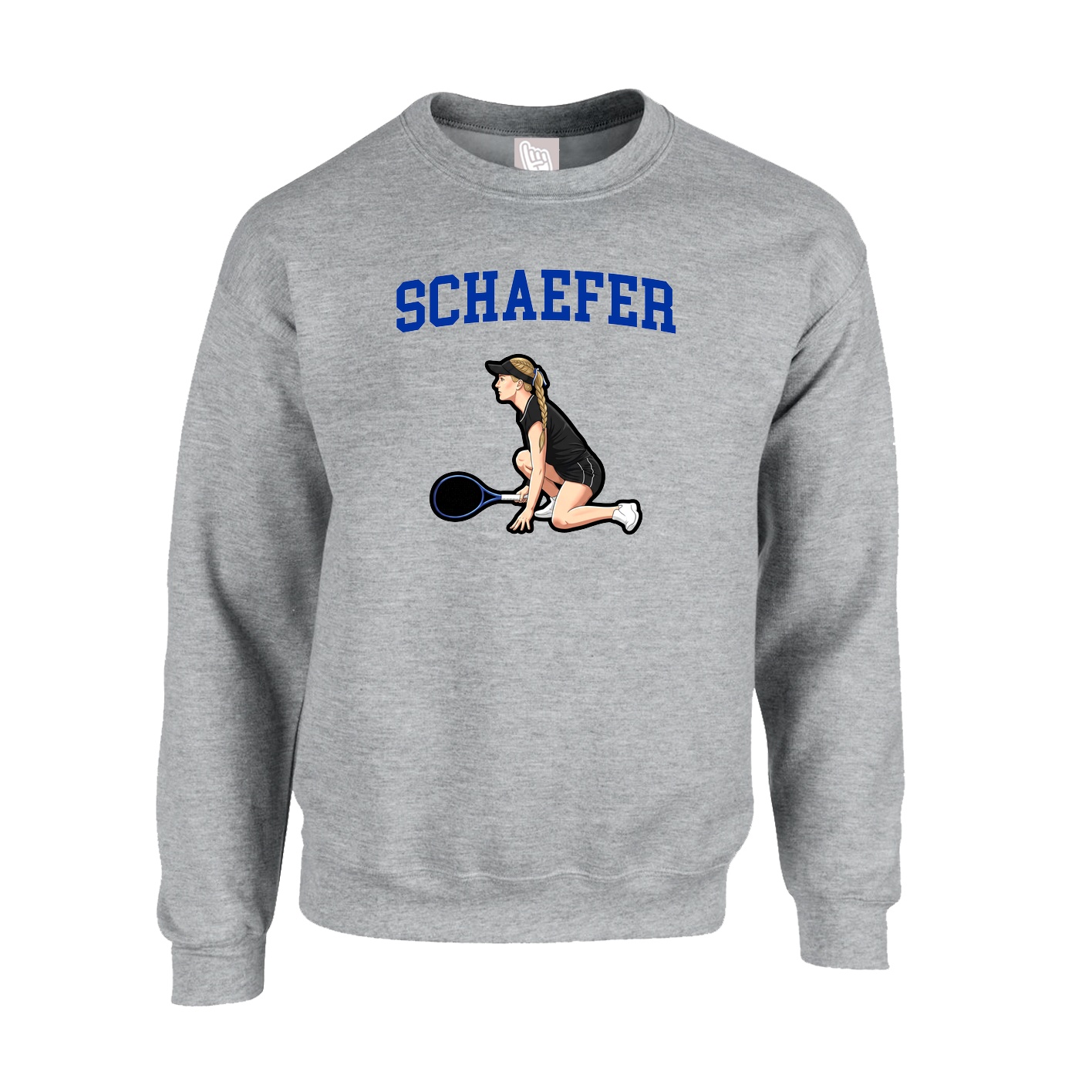 Fleece Crew — Shirsey in Grey