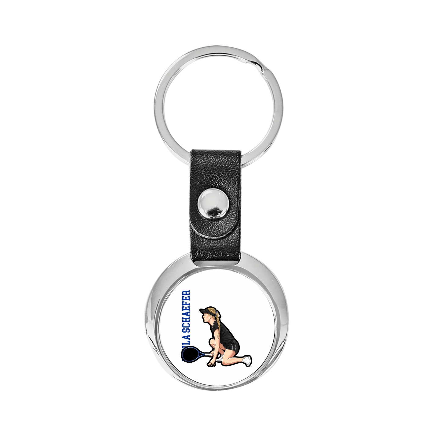 Key Chain — Name Vertical in Classic