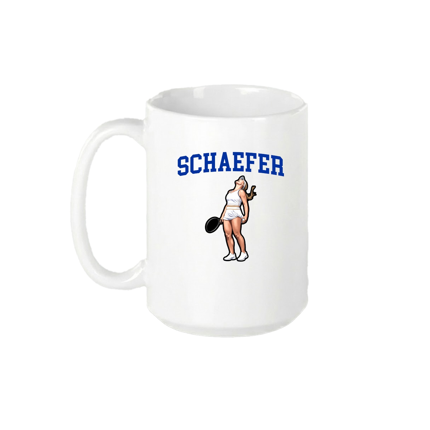 15oz Coffee Mug — Shirsey in White