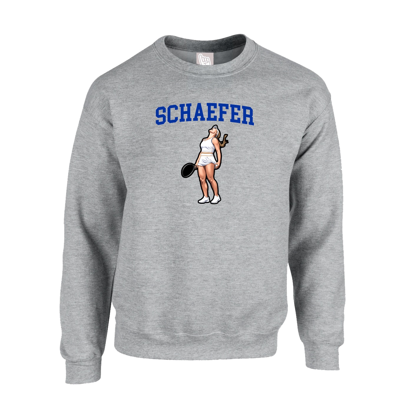 Fleece Crew — Shirsey in Grey