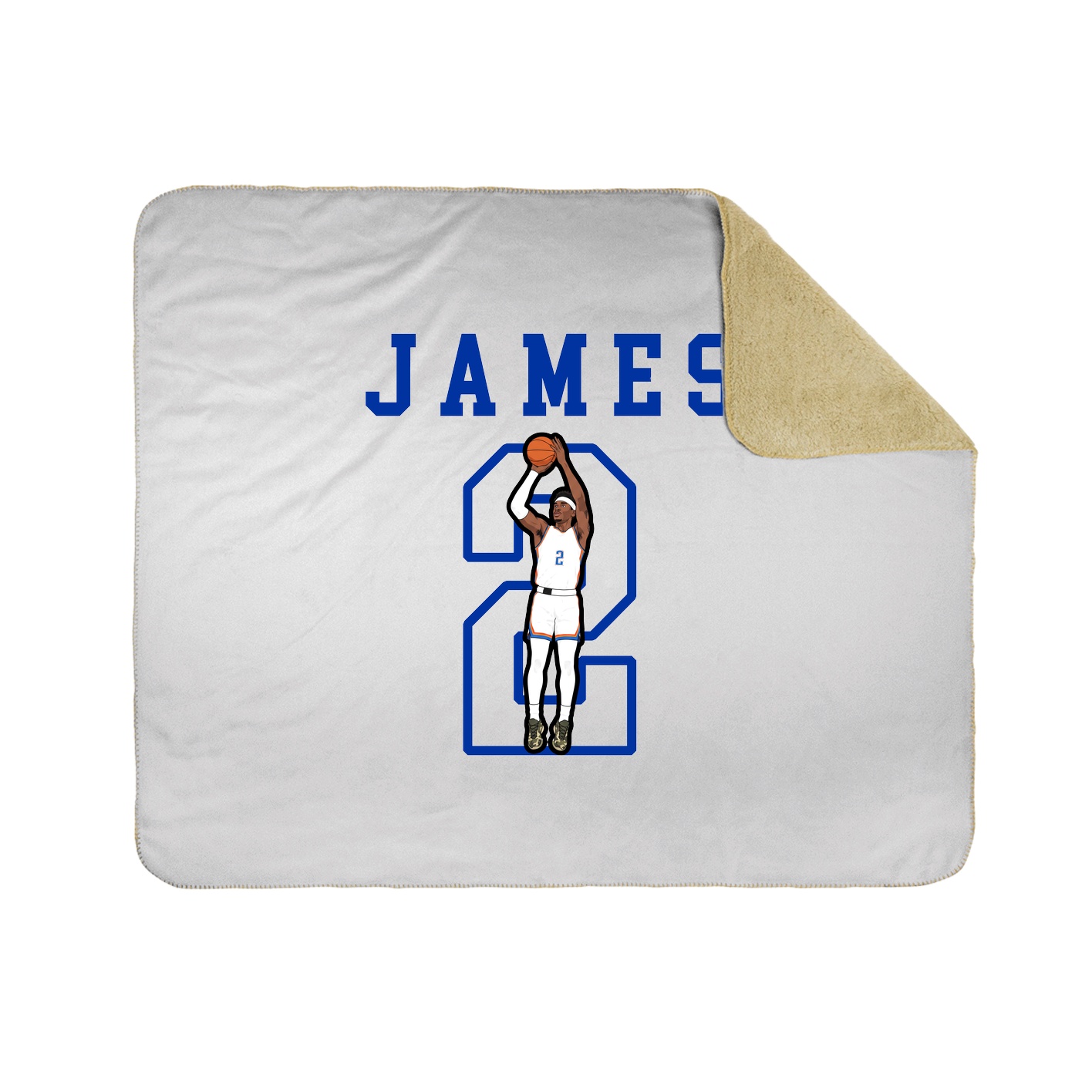 Throw Blanket — Shirsey in White
