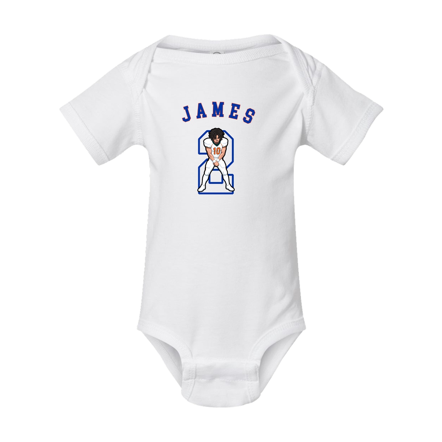 Baby Onesie — Shirsey Arch in White