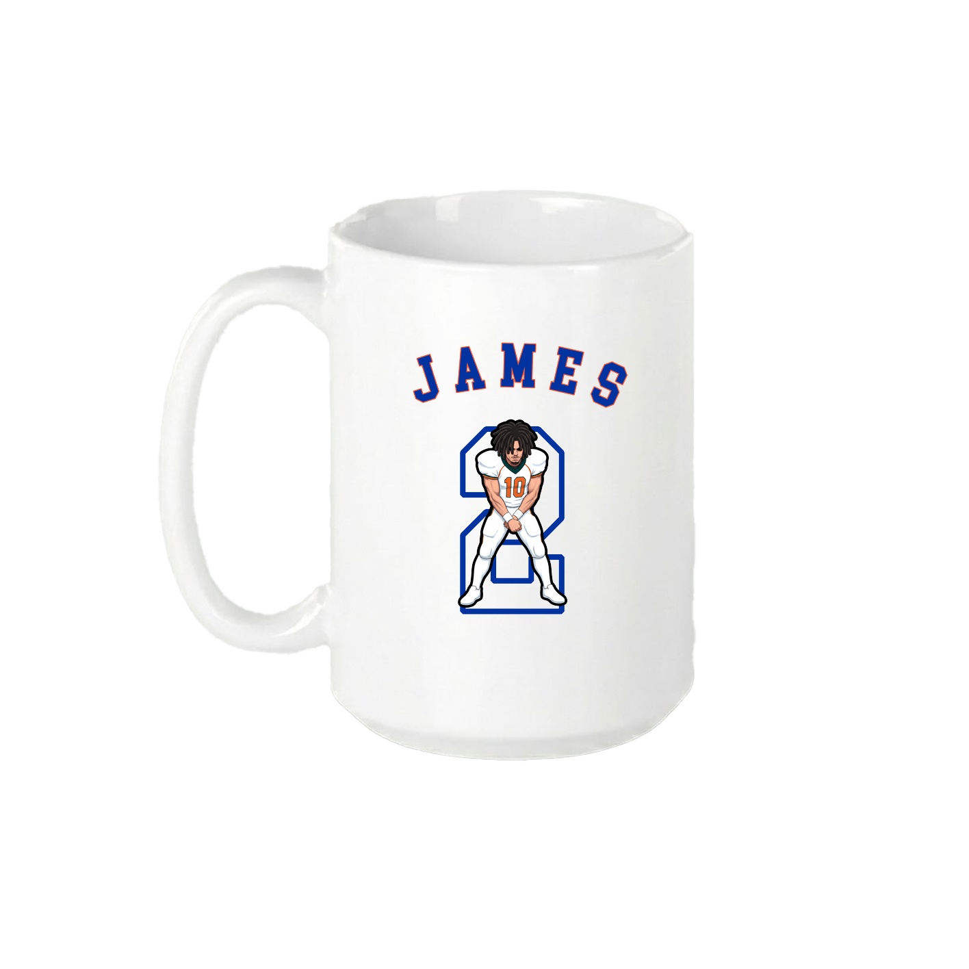 15oz Coffee Mug — Shirsey Arch in White