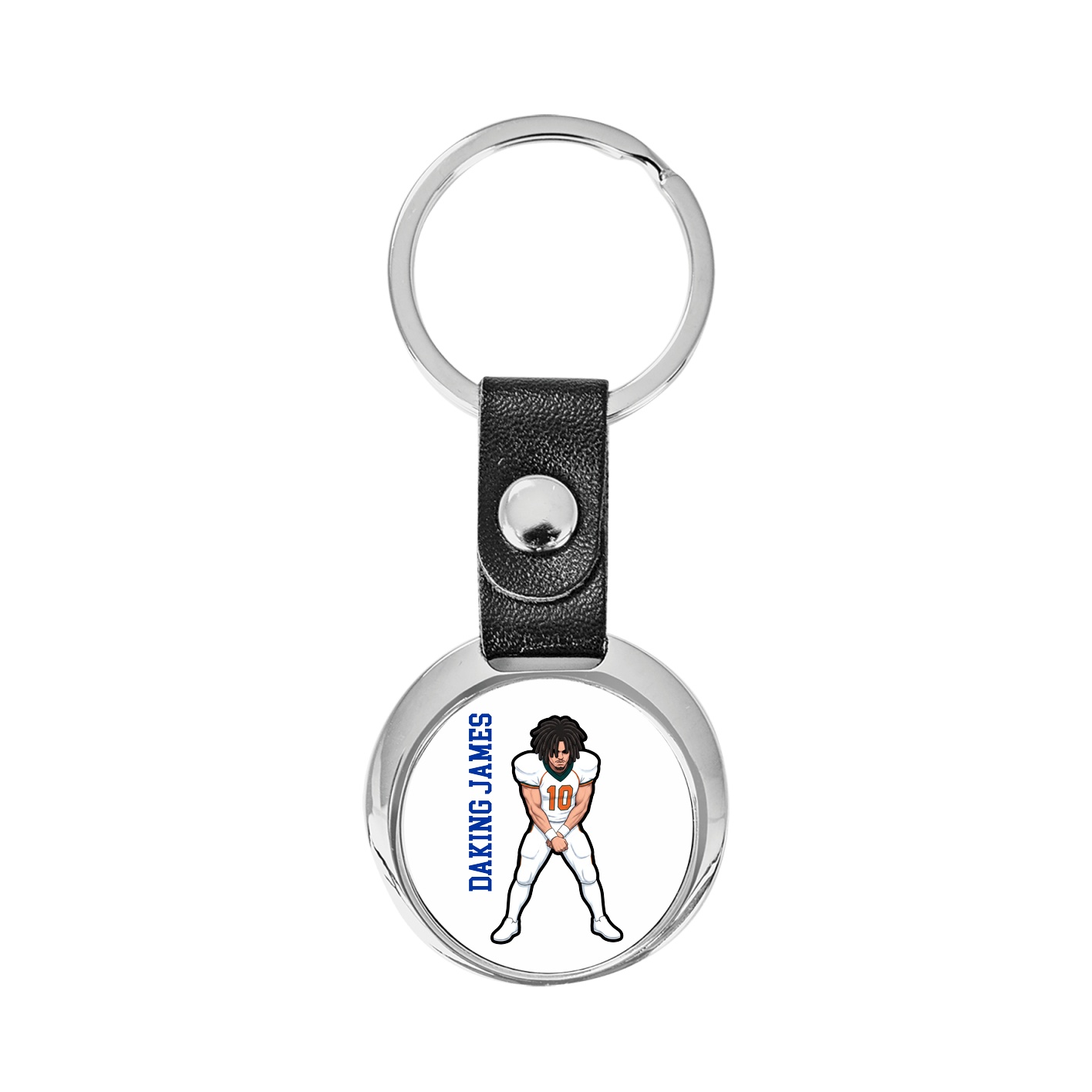 Key Chain — Name Vertical in Classic