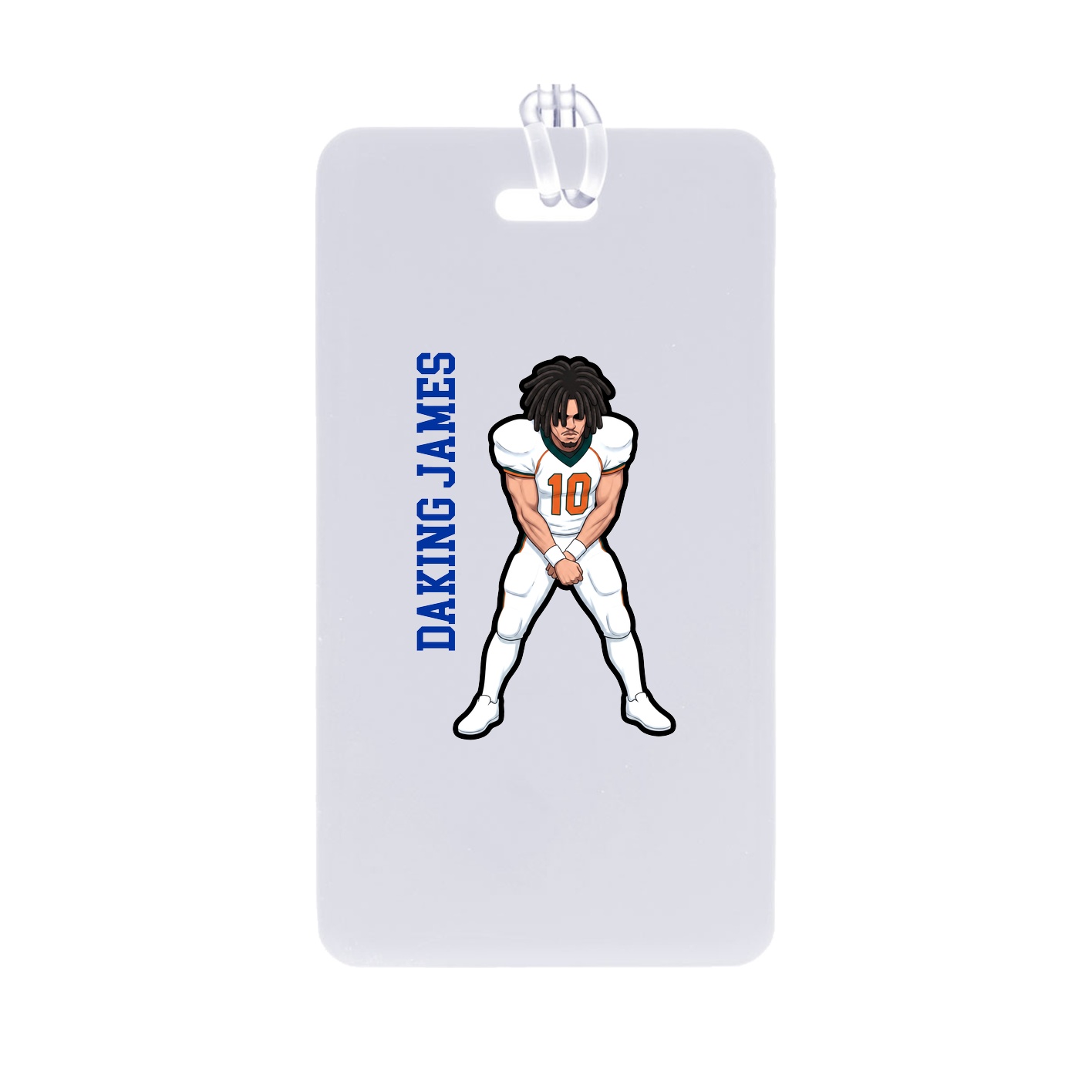 Bag Tag — Name Vertical in Classic