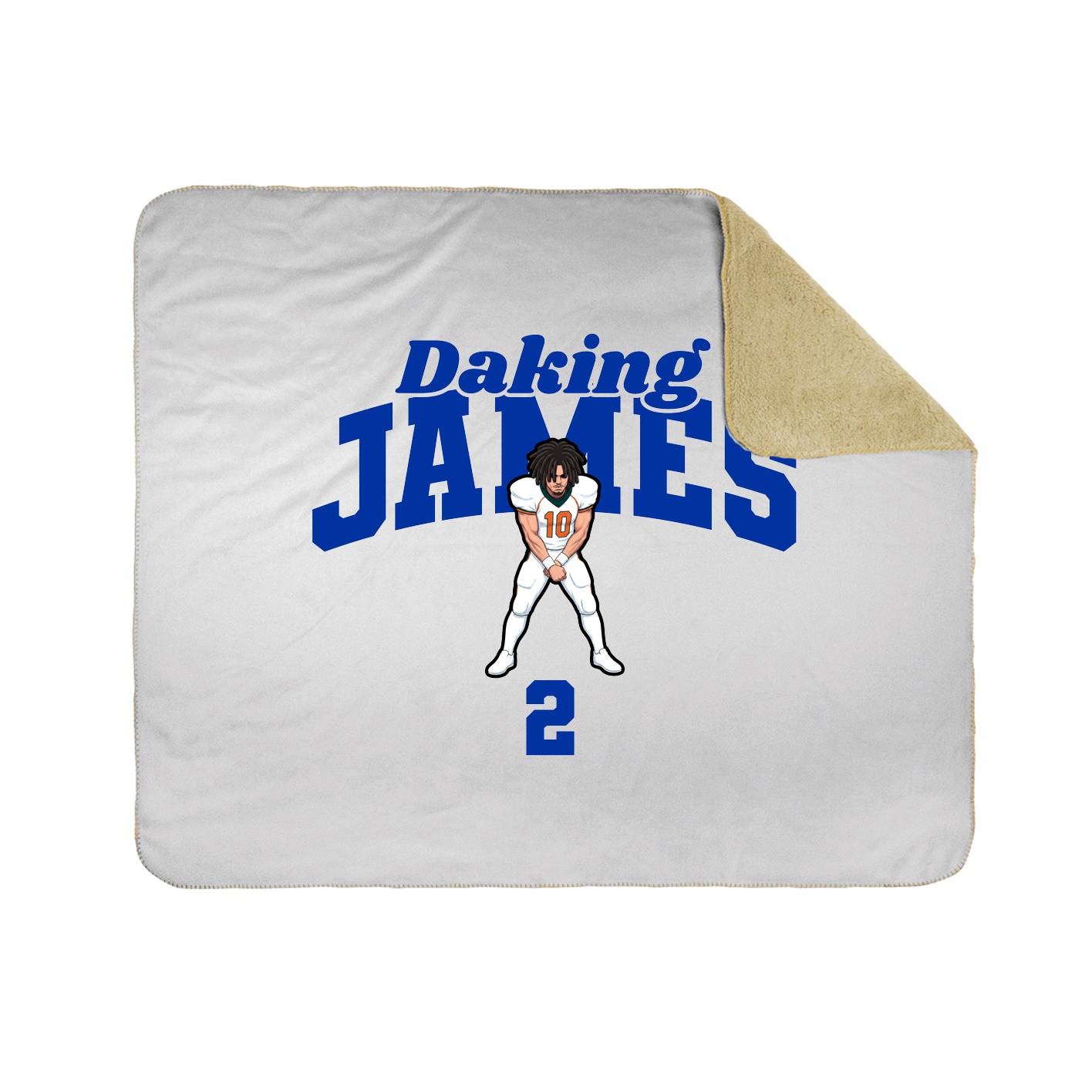 Throw Blanket — Signature Arch in White