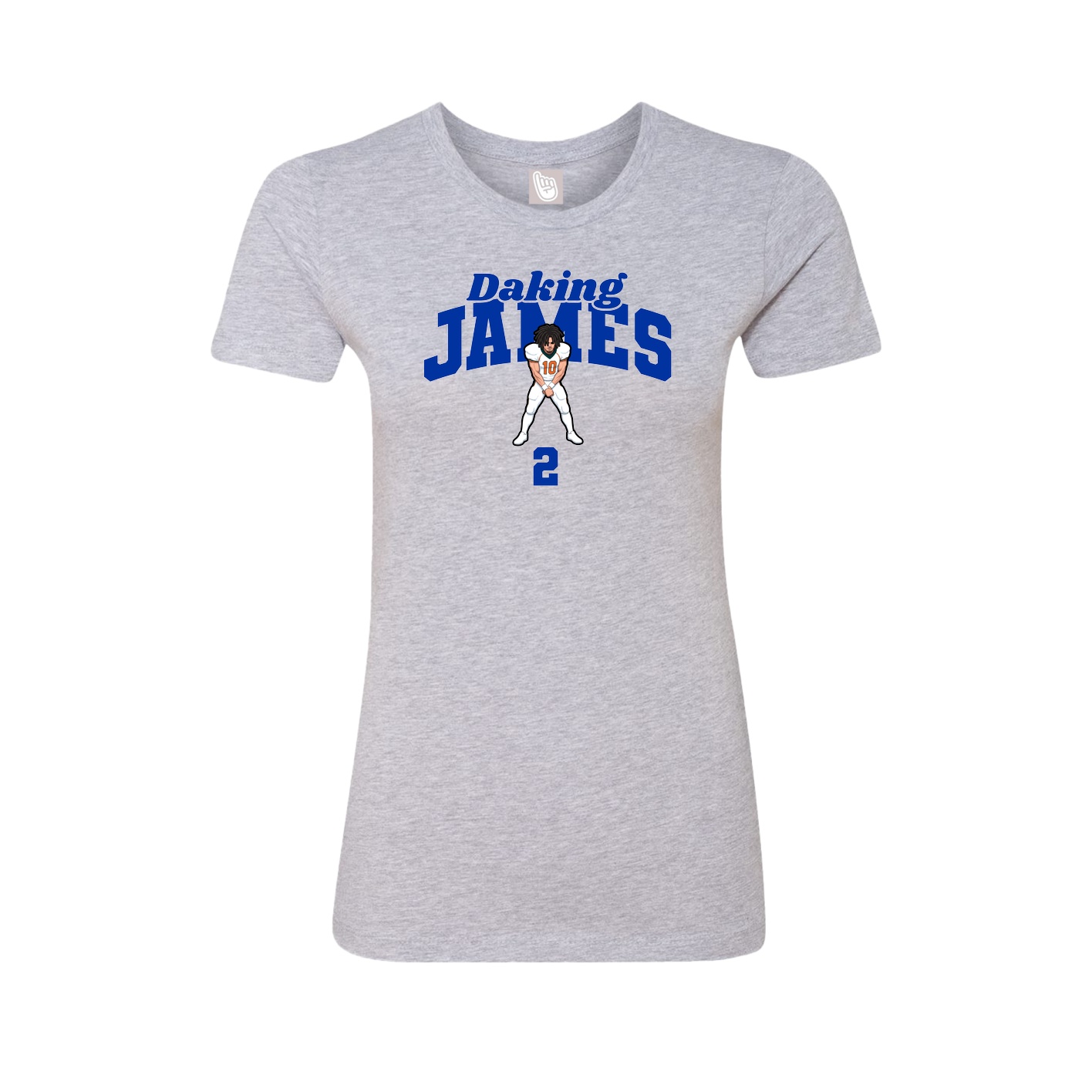 Womens Tee — Signature Arch in Grey