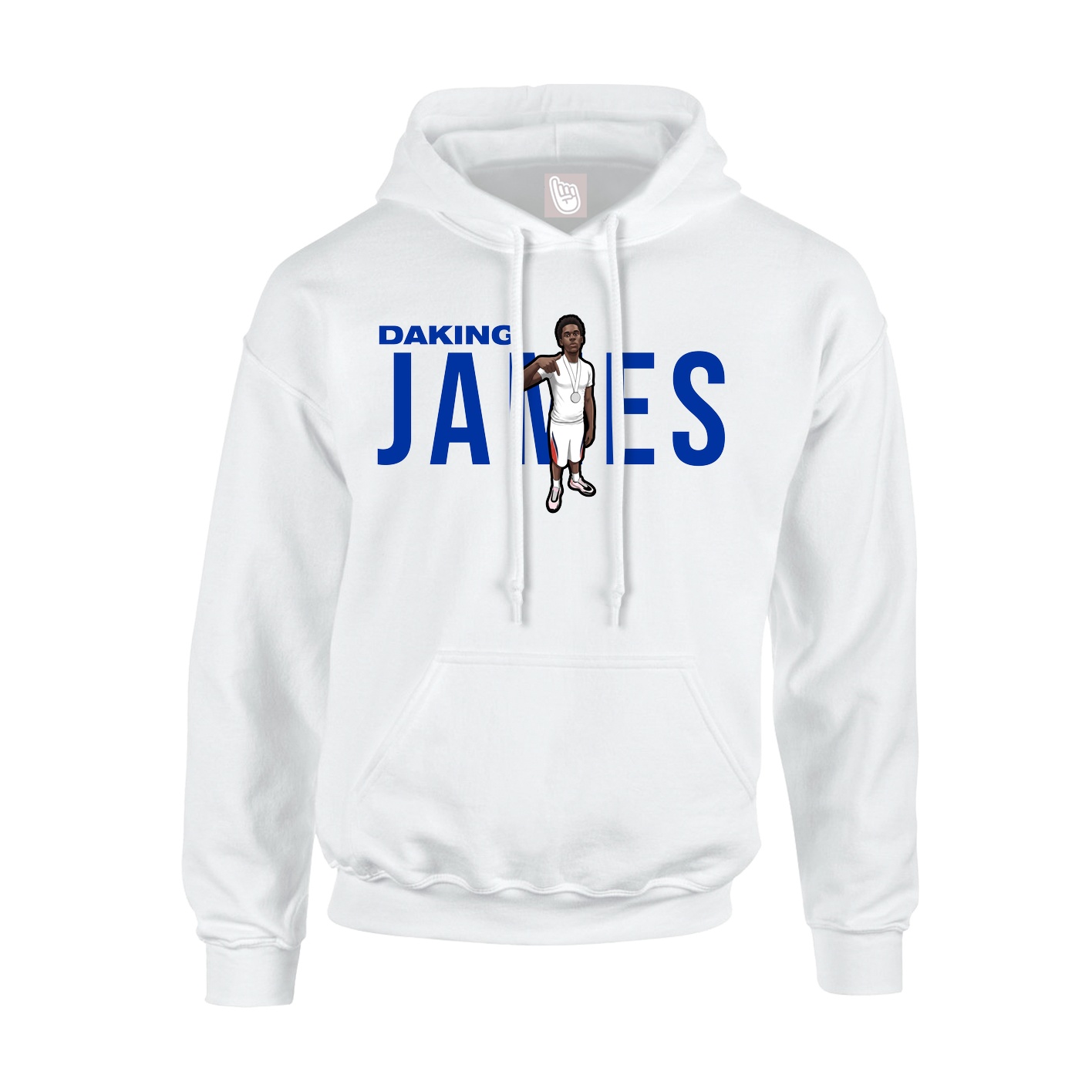 Hoodie — Player Name in White
