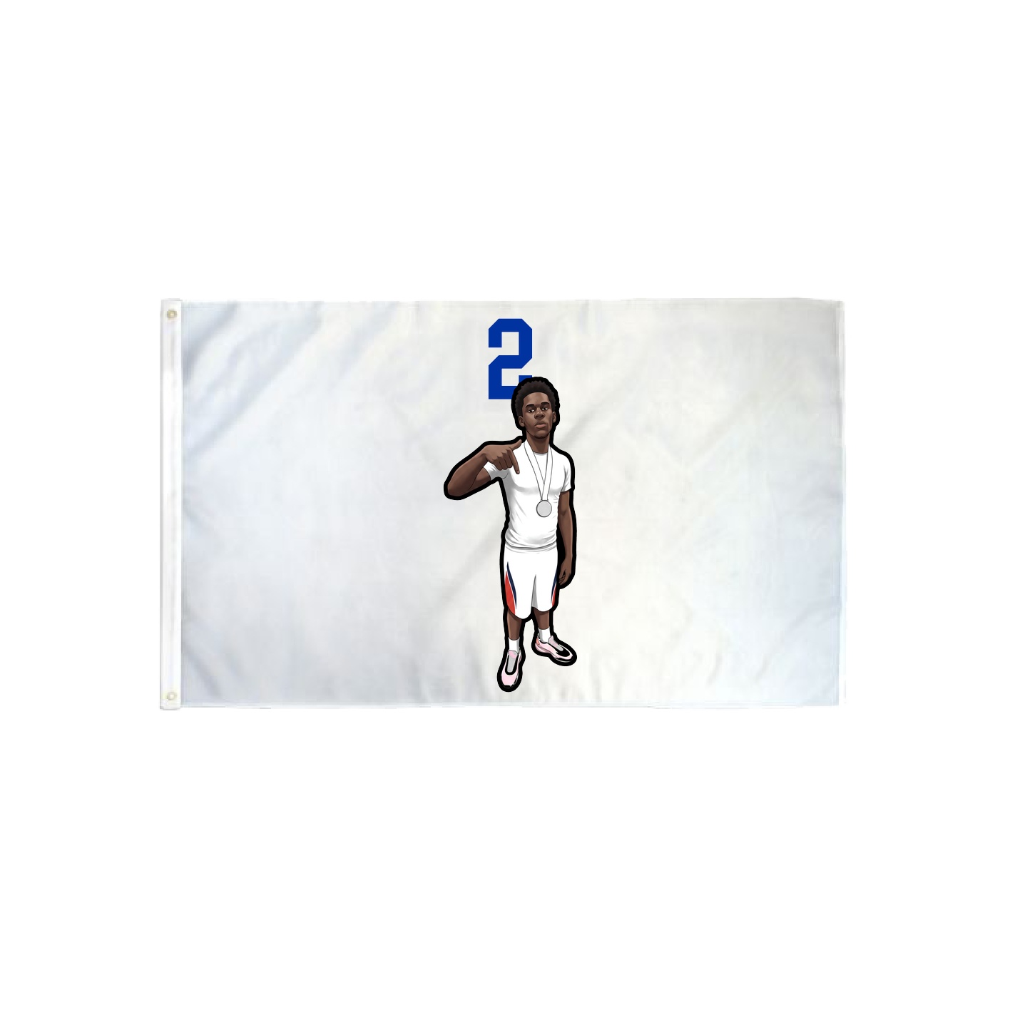 3x5 Flag — Number Top in Classic