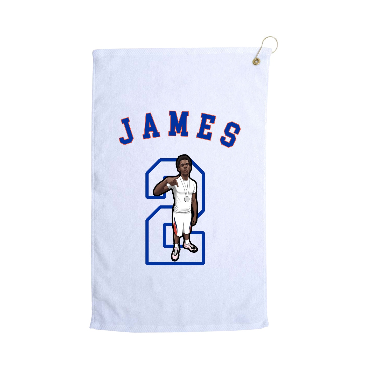 Golf Towel — Shirsey Arch in White