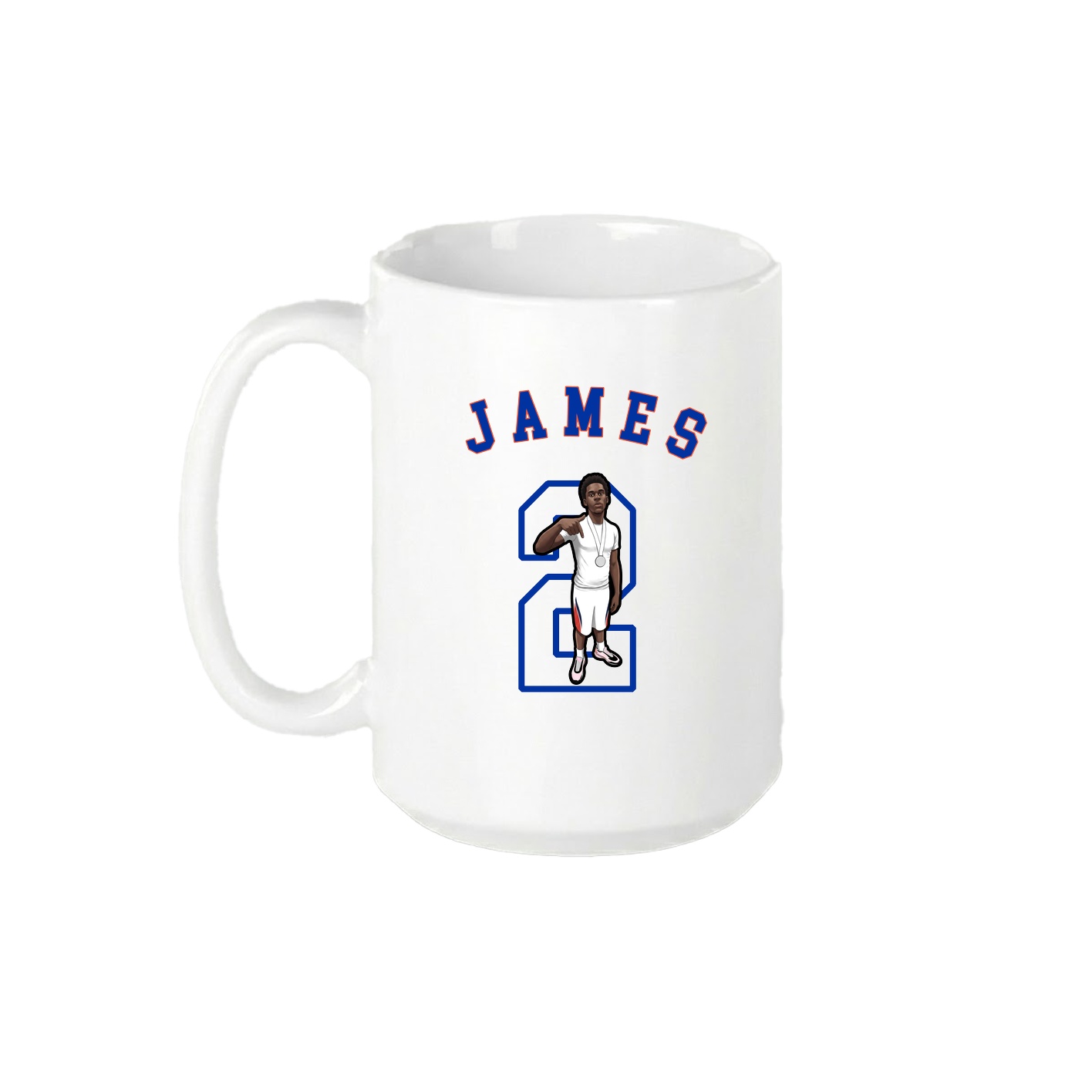 15oz Coffee Mug — Shirsey Arch in White