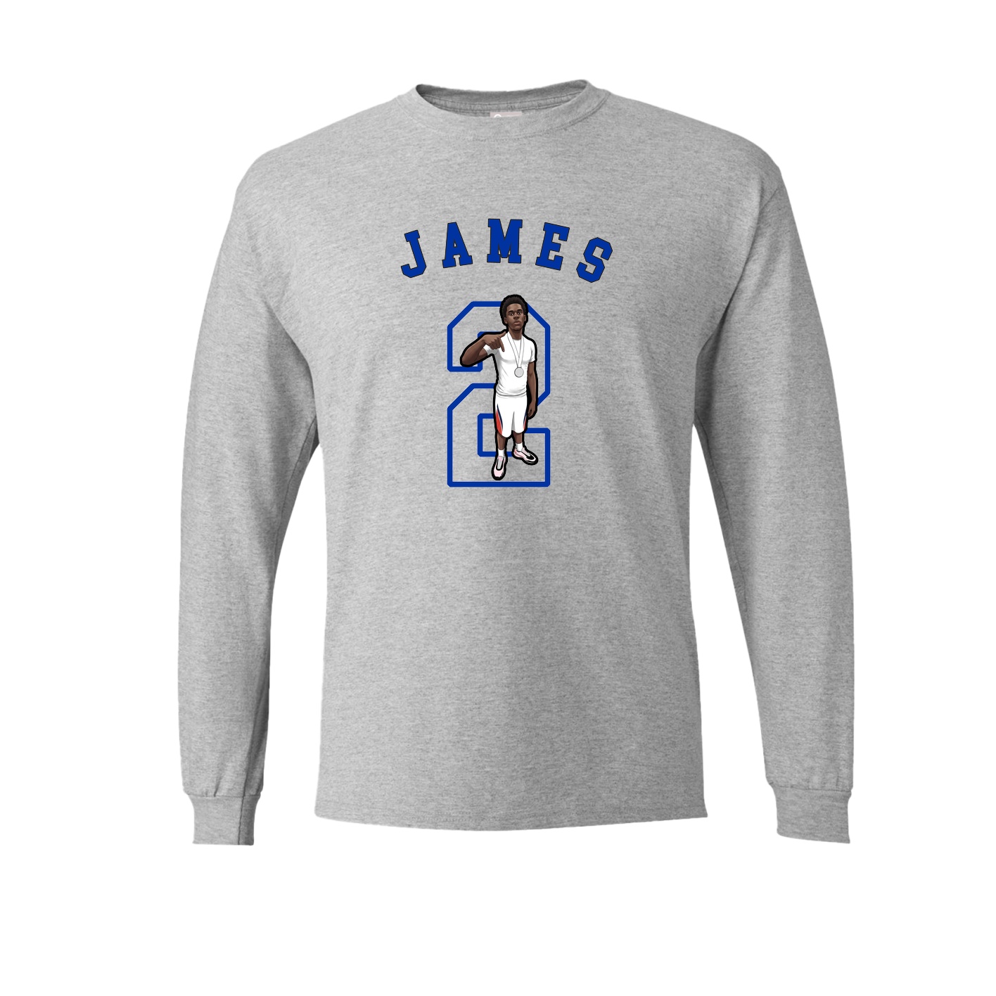 Long Sleeve Tee — Shirsey Arch in Grey