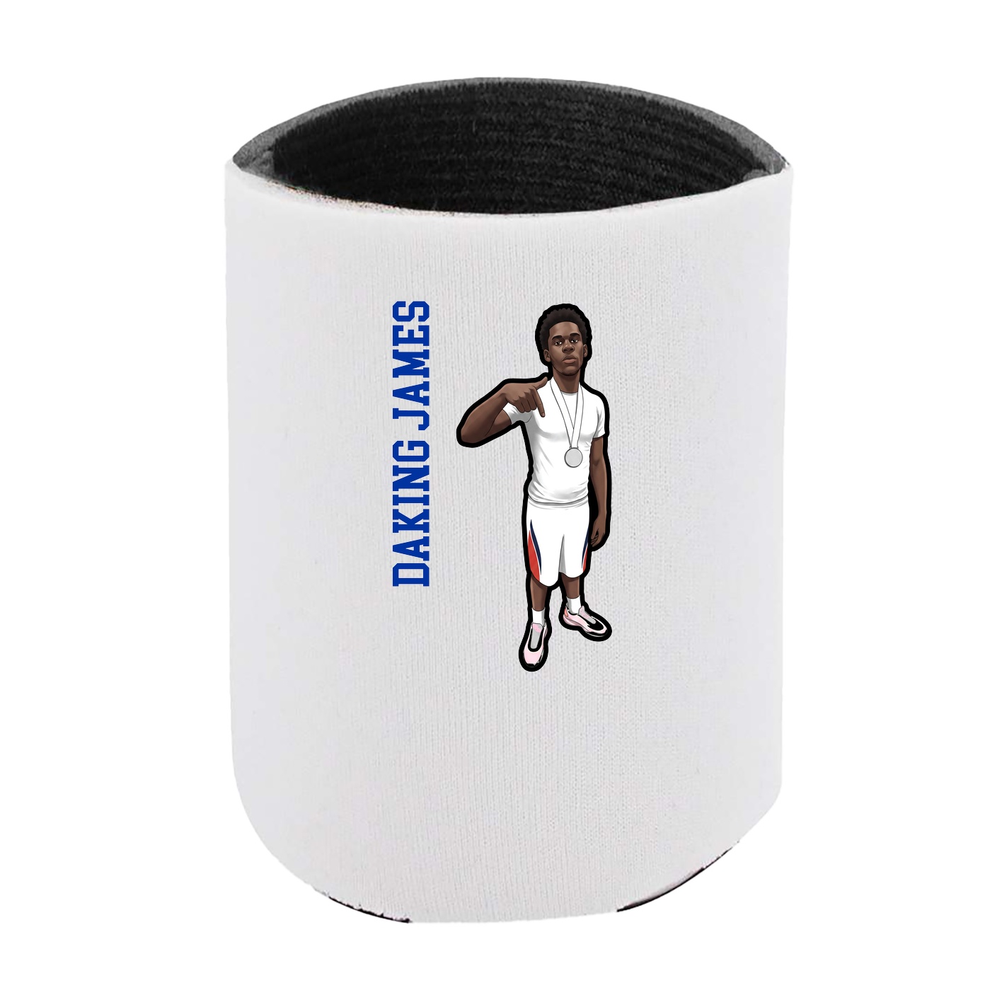 Can Holder — Name Vertical in White