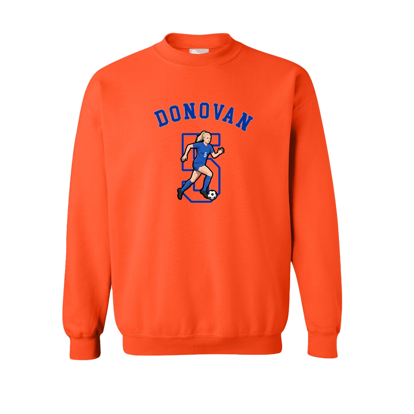 Fleece Crew — Shirsey Arch in Orange