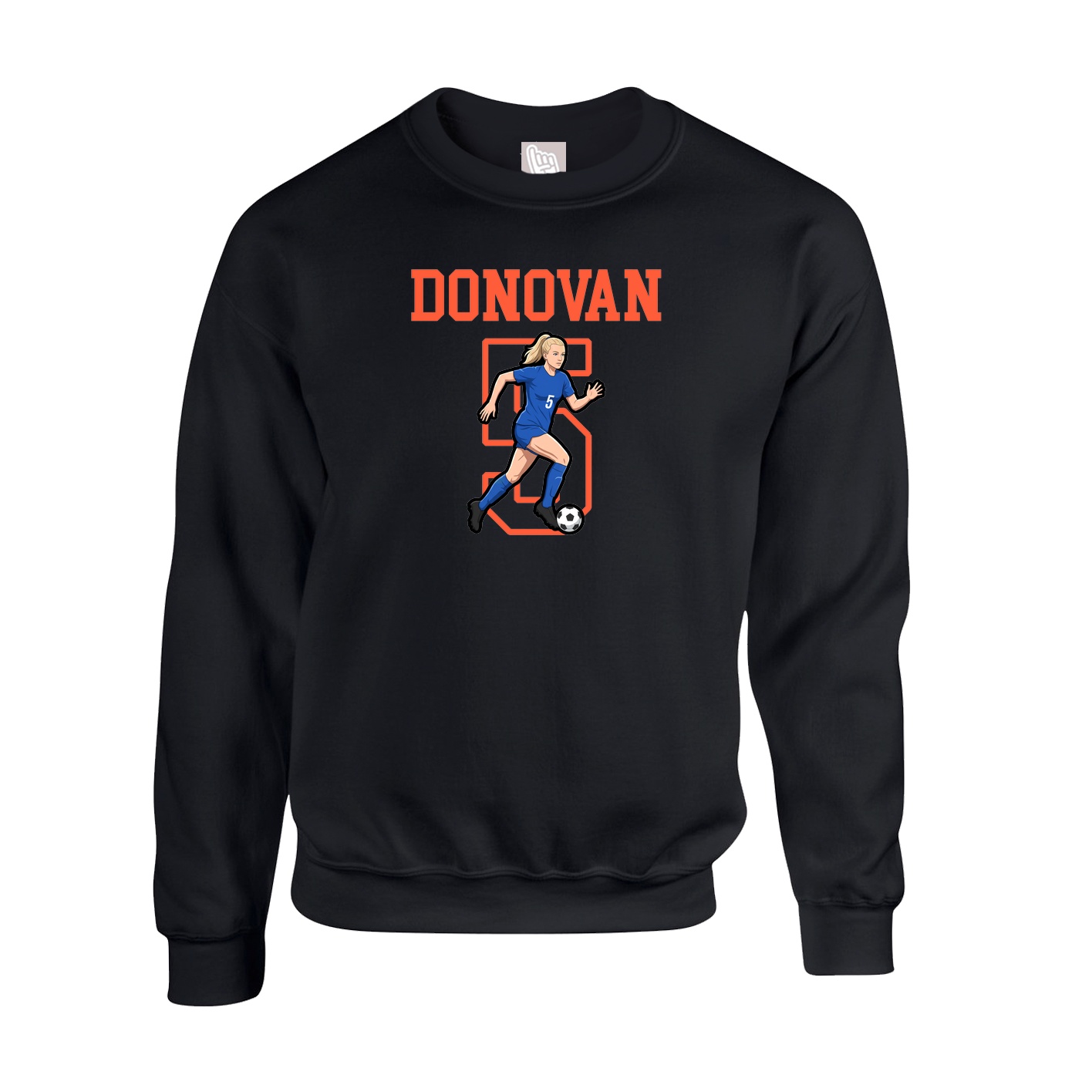 Fleece Crew — Shirsey in Black