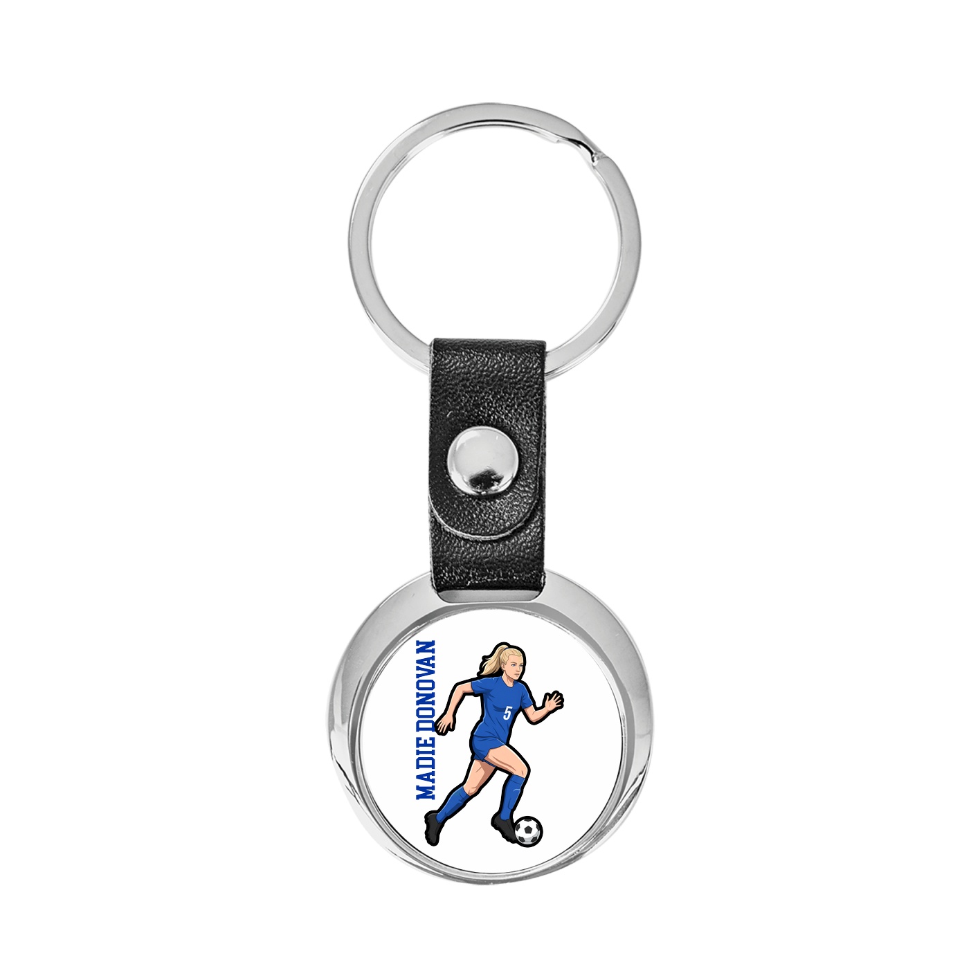 Key Chain — Name Vertical in Classic