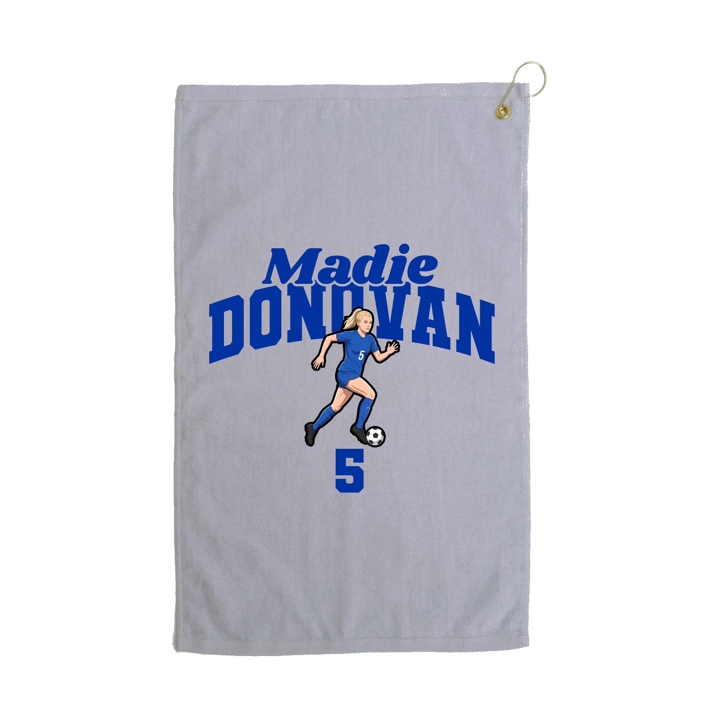 Golf Towel — Signature Arch in Grey