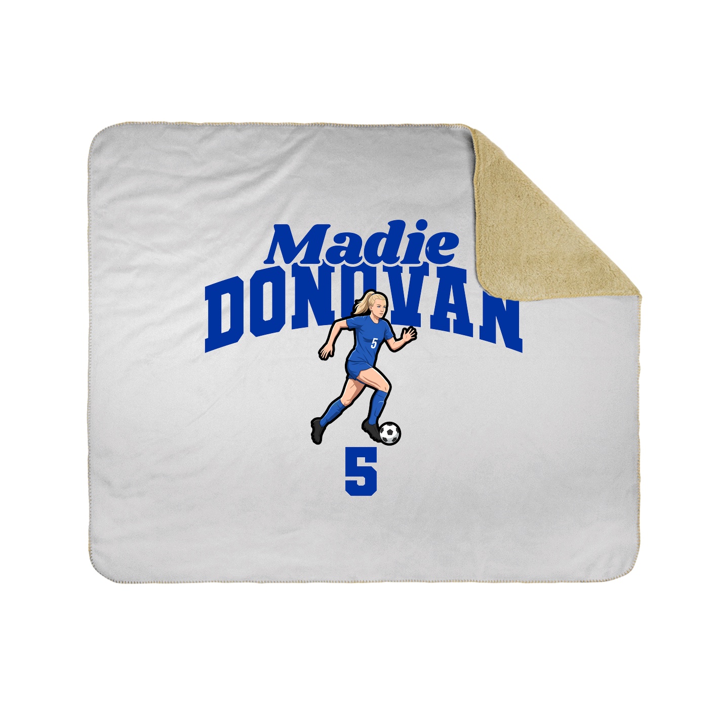 Throw Blanket — Signature Arch in White