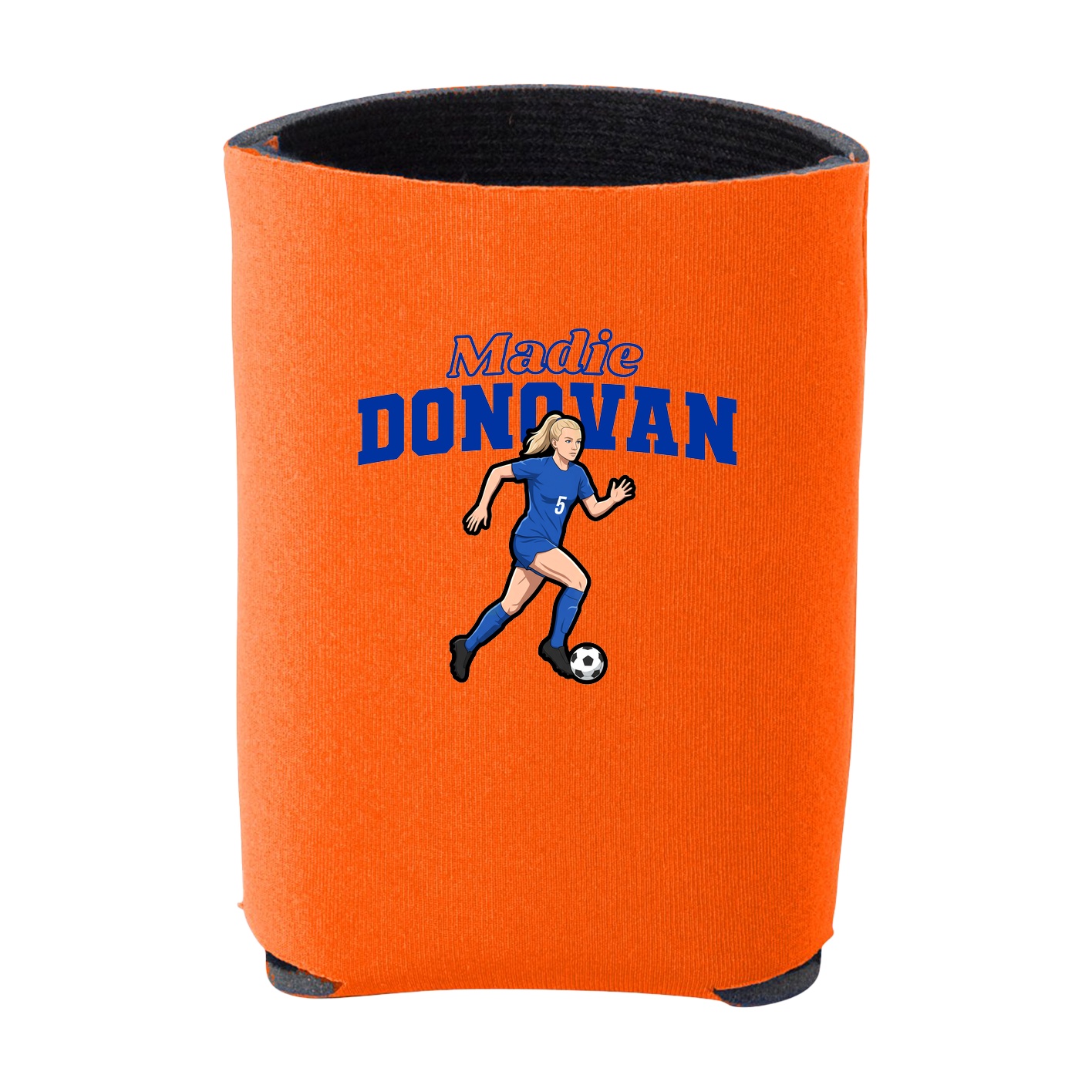 Can Holder — Name Arch in Orange