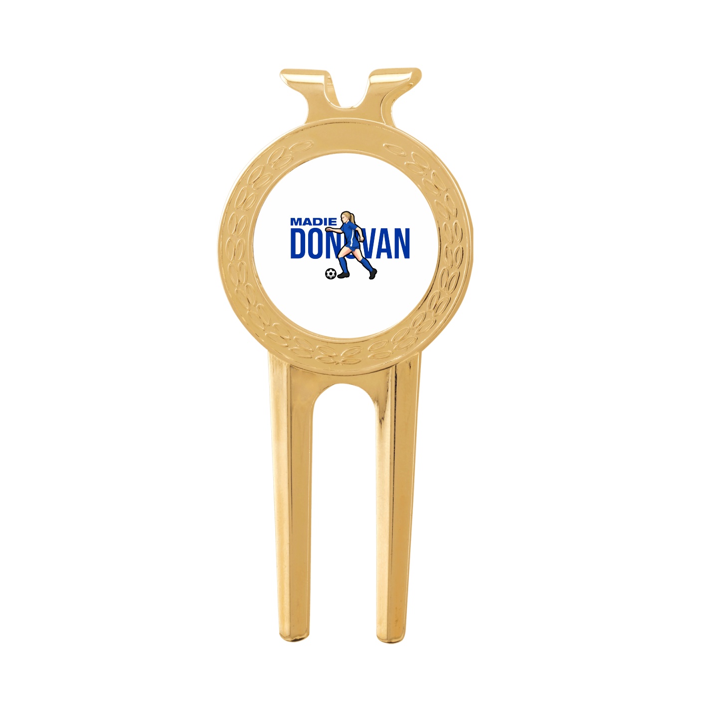 Divot Tool with Ball Marker — Player Name in Classic