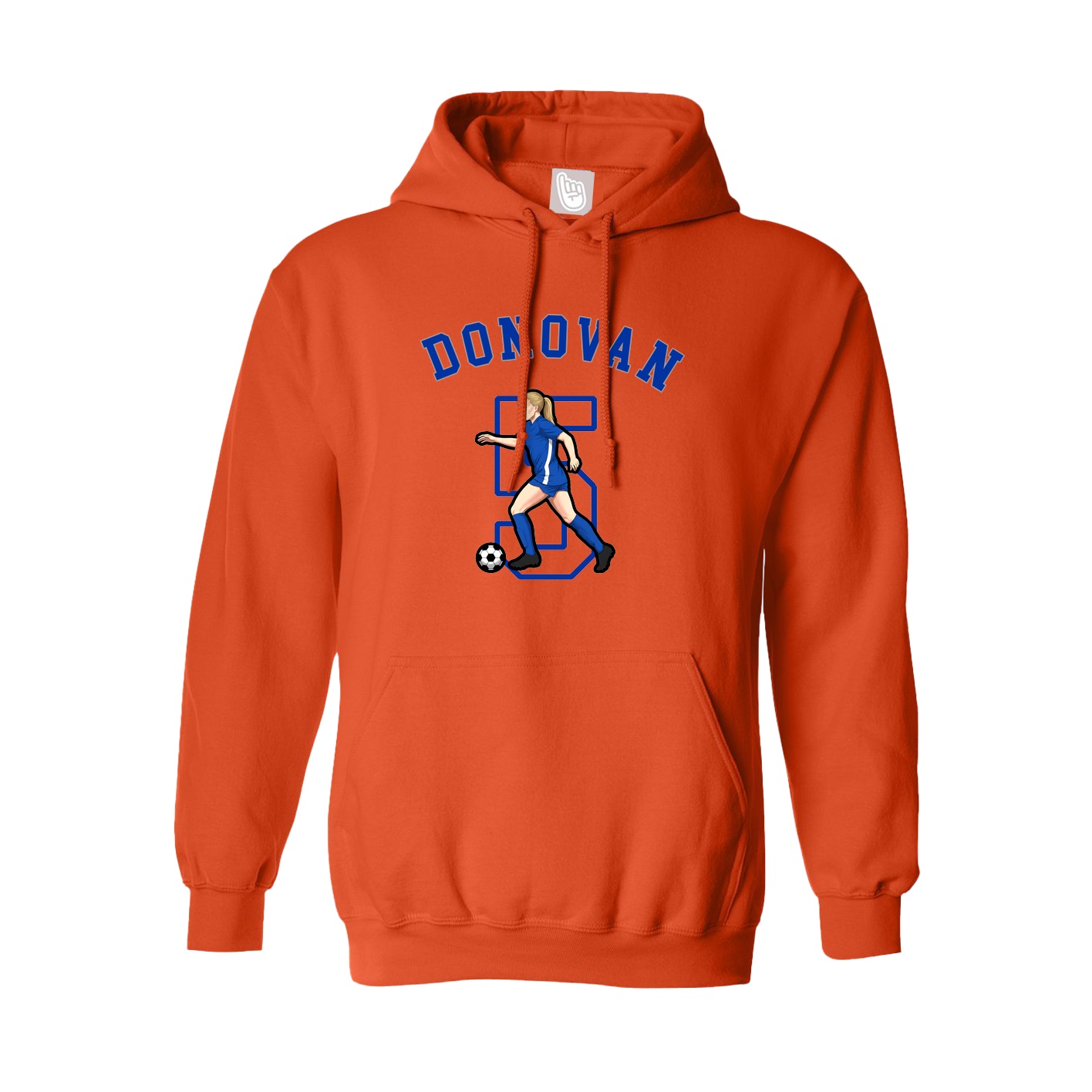 Youth Hoodie — Shirsey Arch in Orange