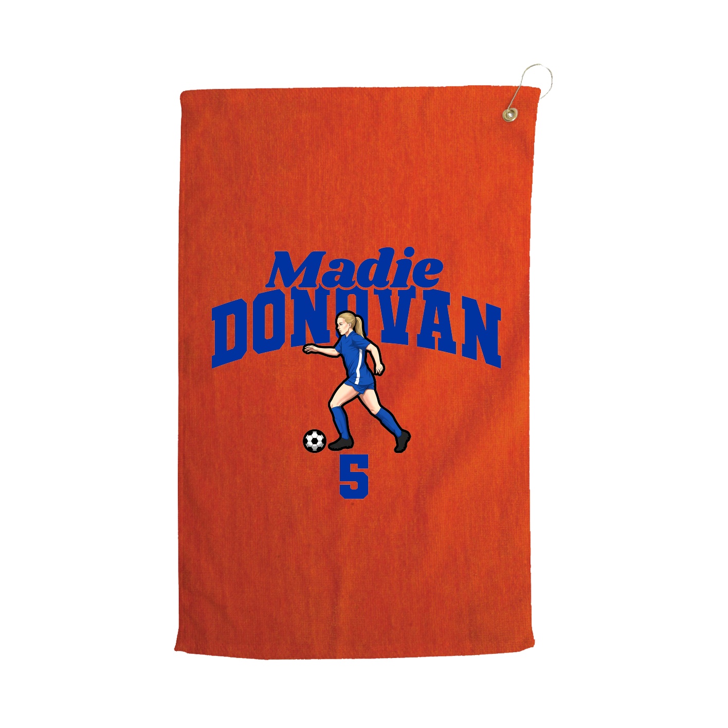 Golf Towel — Signature Arch in Orange