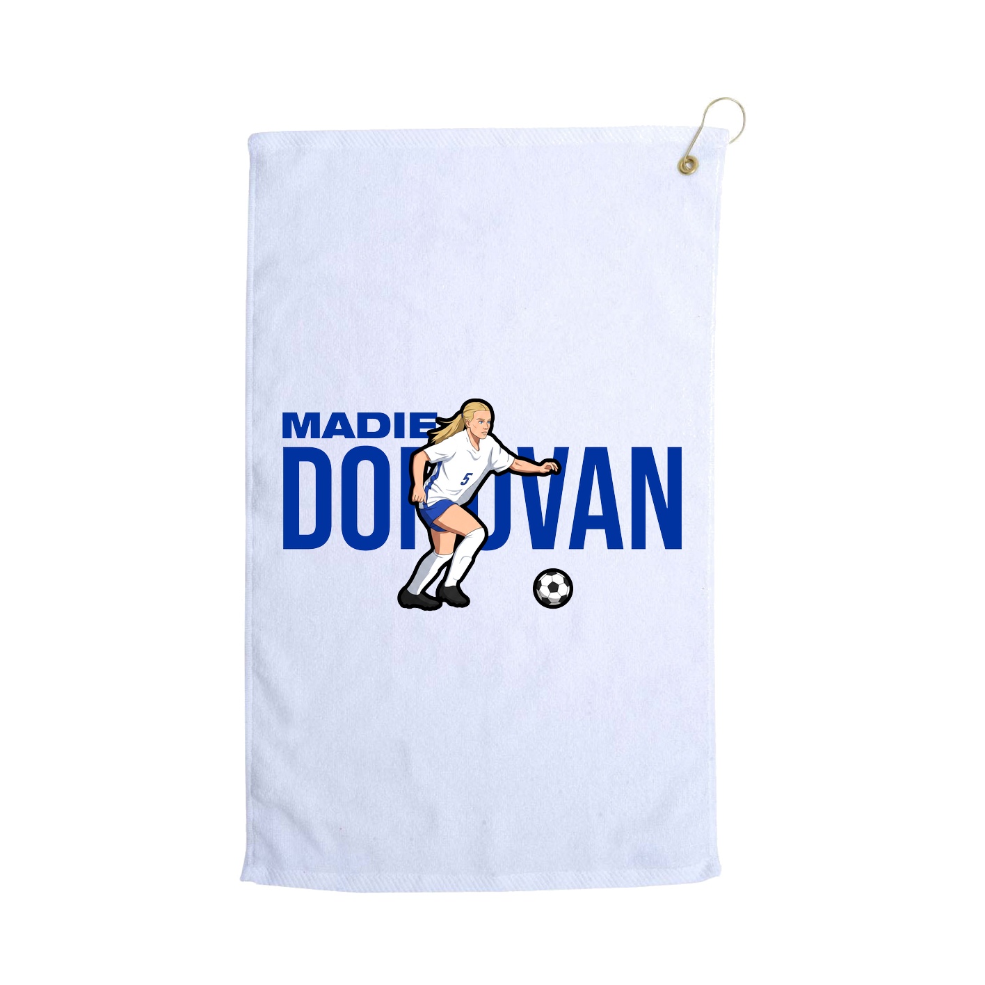 Golf Towel — Player Name in White