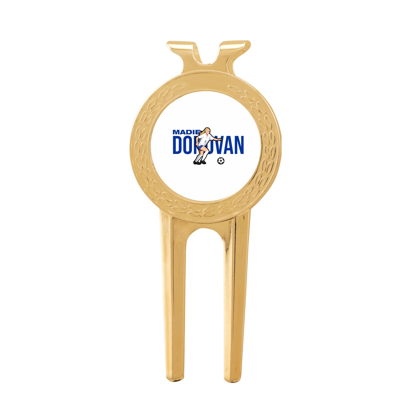 Divot Tool with Ball Marker — Player Name in Classic