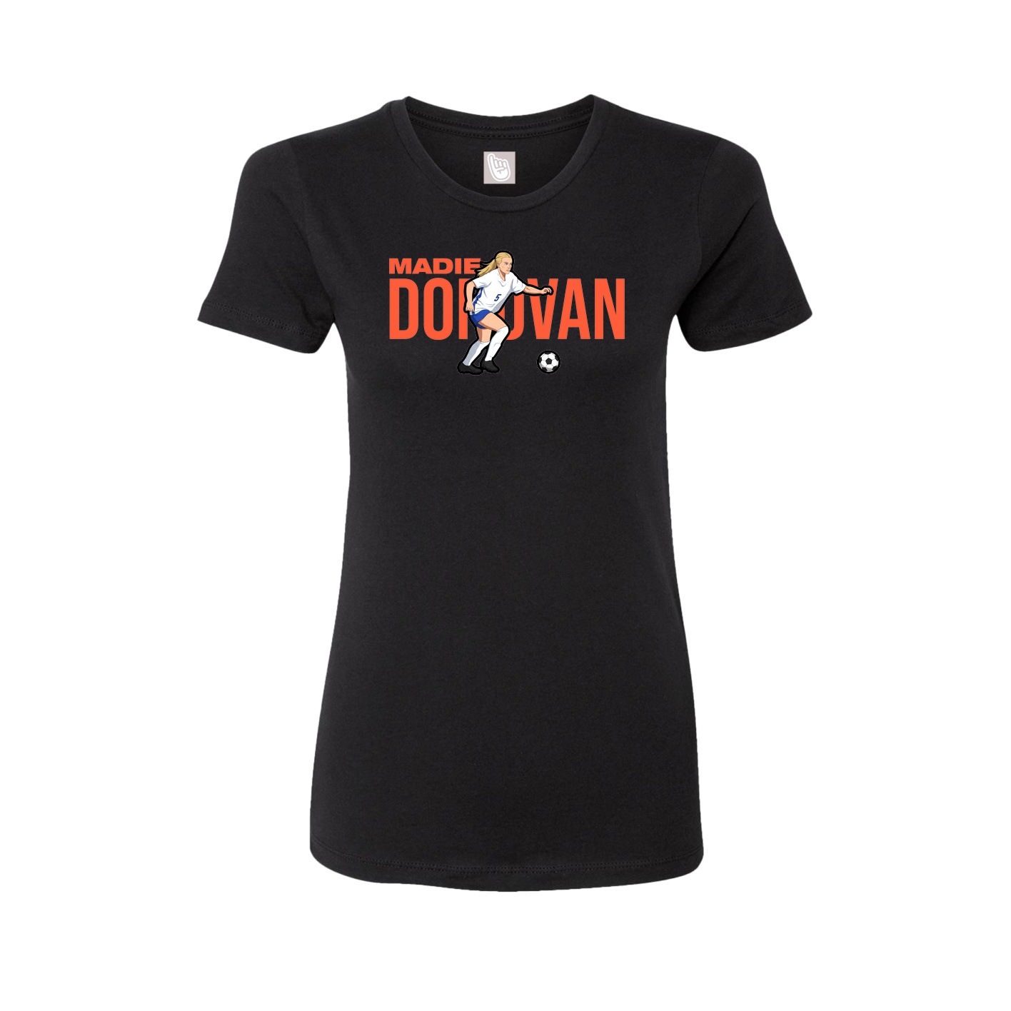 Womens Tee — Player Name in Black