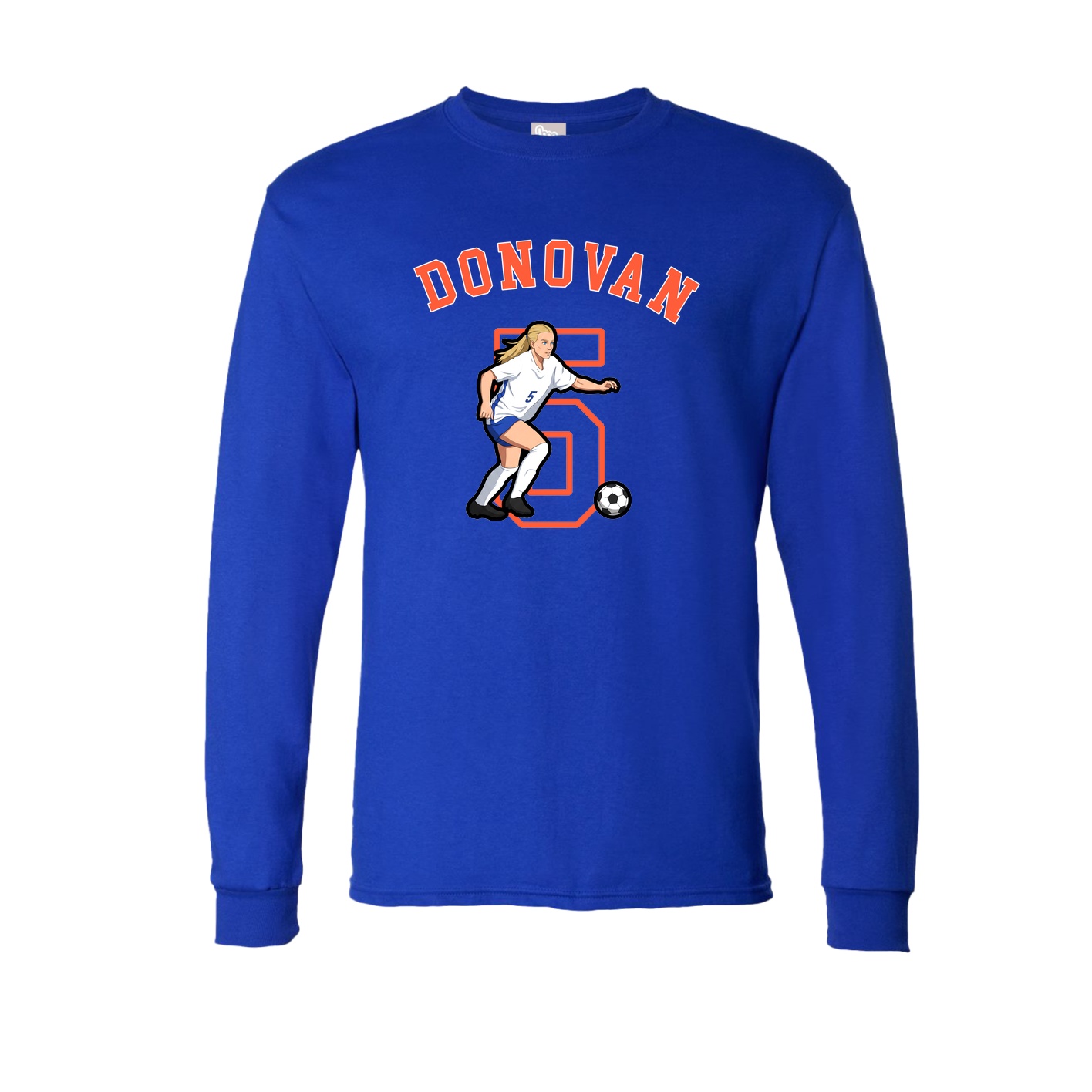 Long Sleeve Tee — Shirsey Arch in Royal