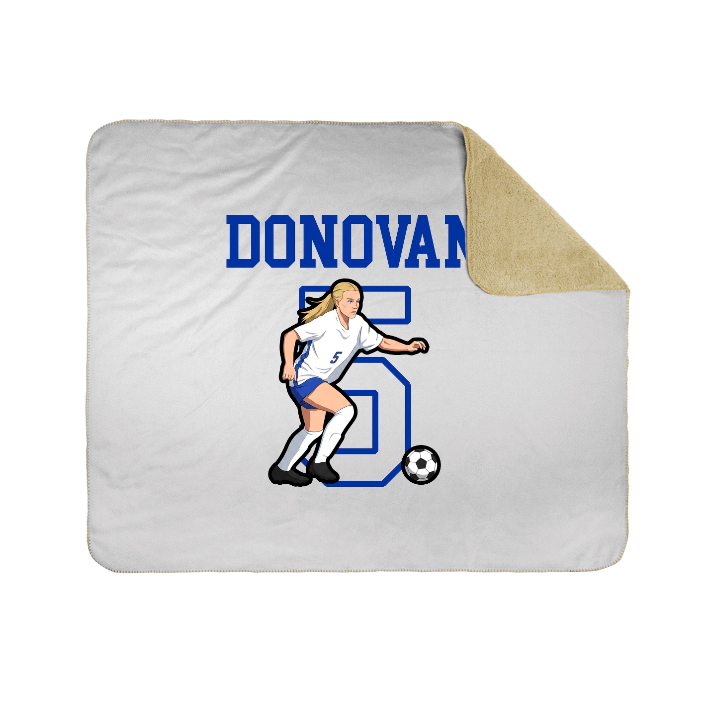 Throw Blanket — Shirsey in White