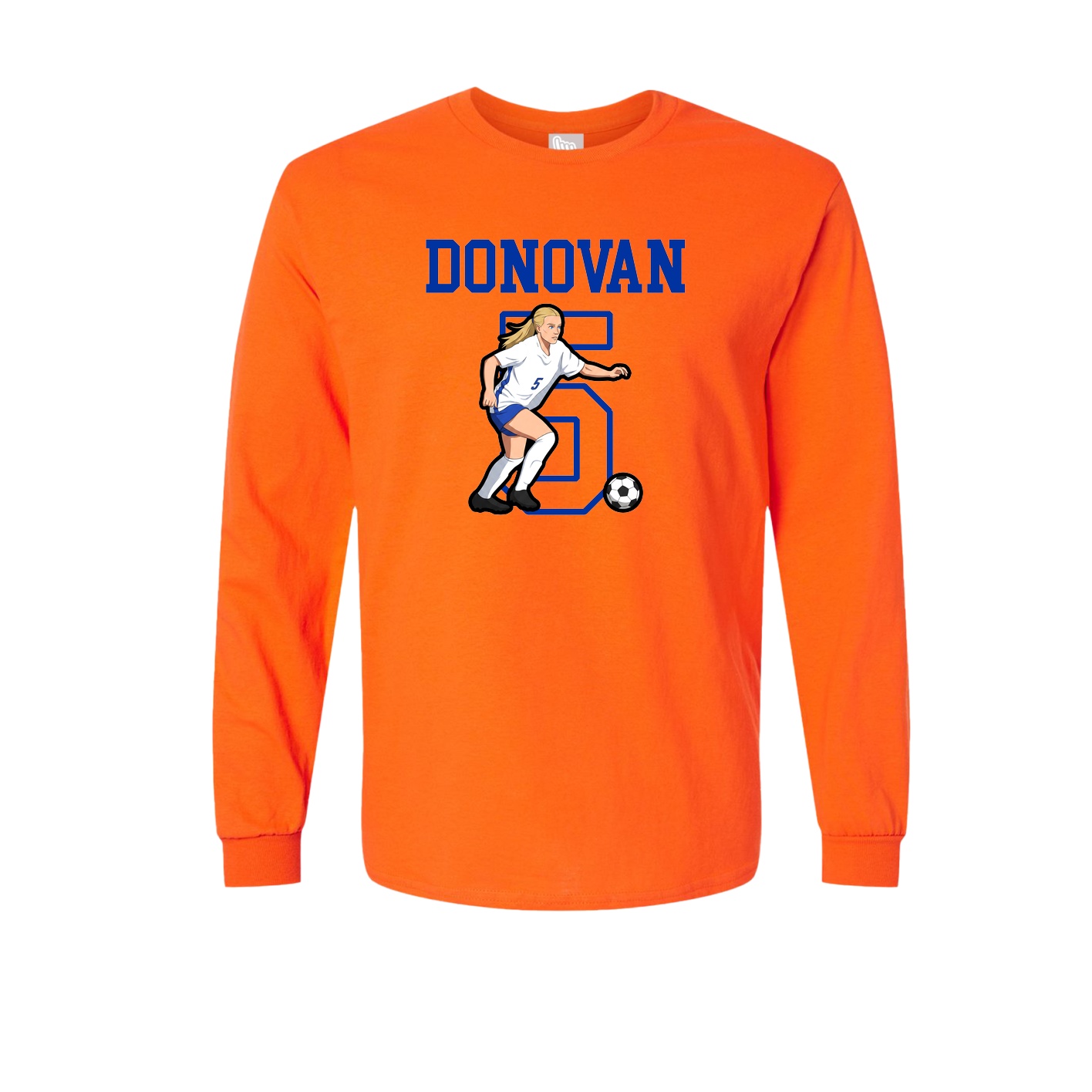 Long Sleeve Tee — Shirsey in Orange