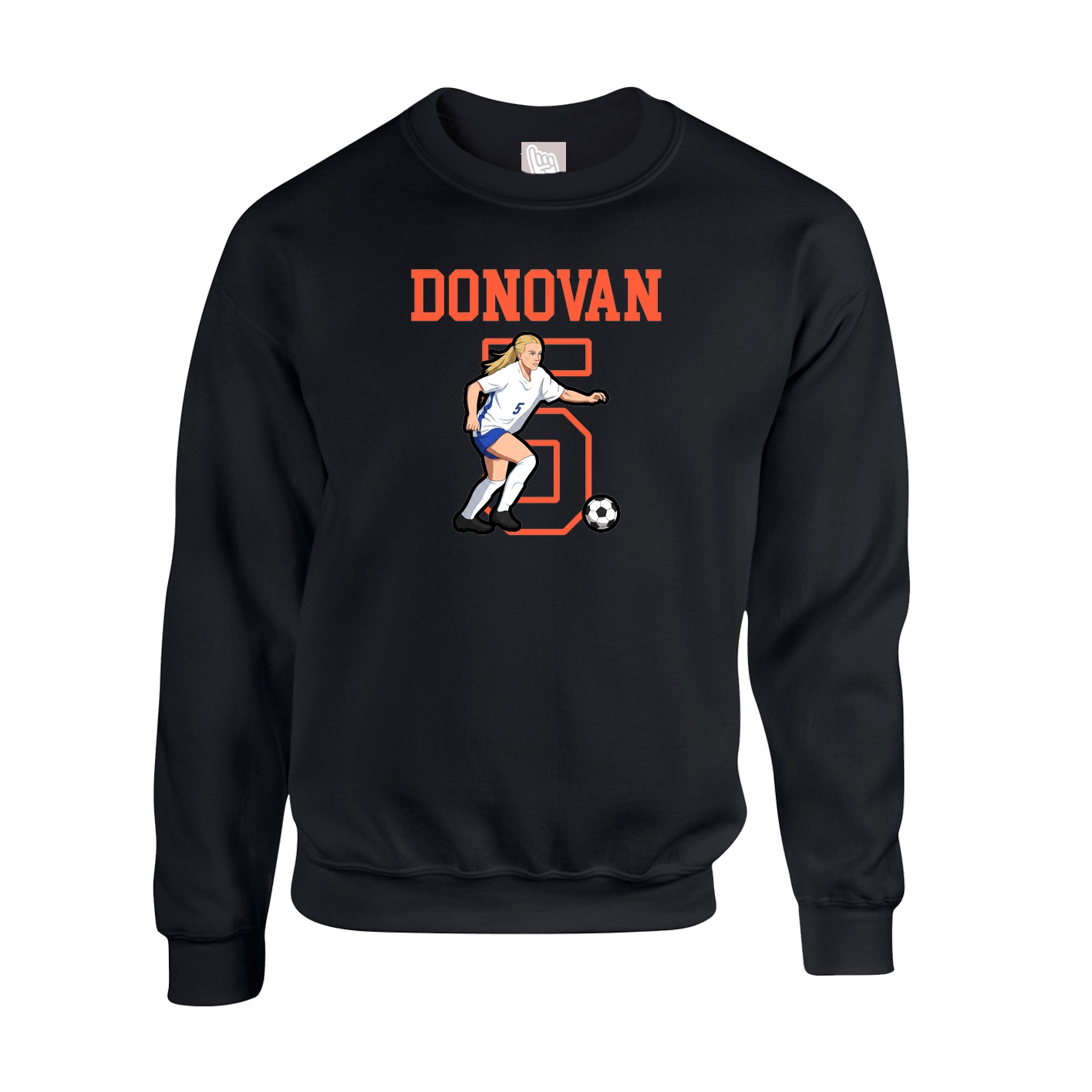 Fleece Crew — Shirsey in Black