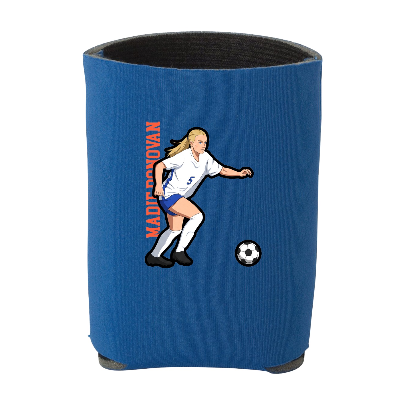 Can Holder — Name Vertical in Royal