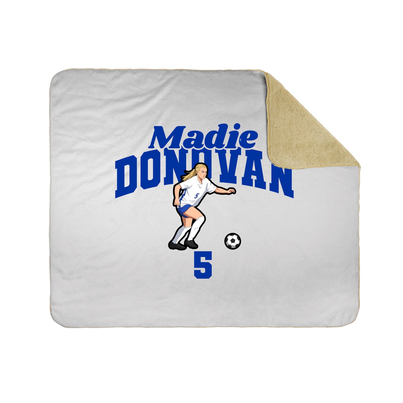 Throw Blanket — Signature Arch in White