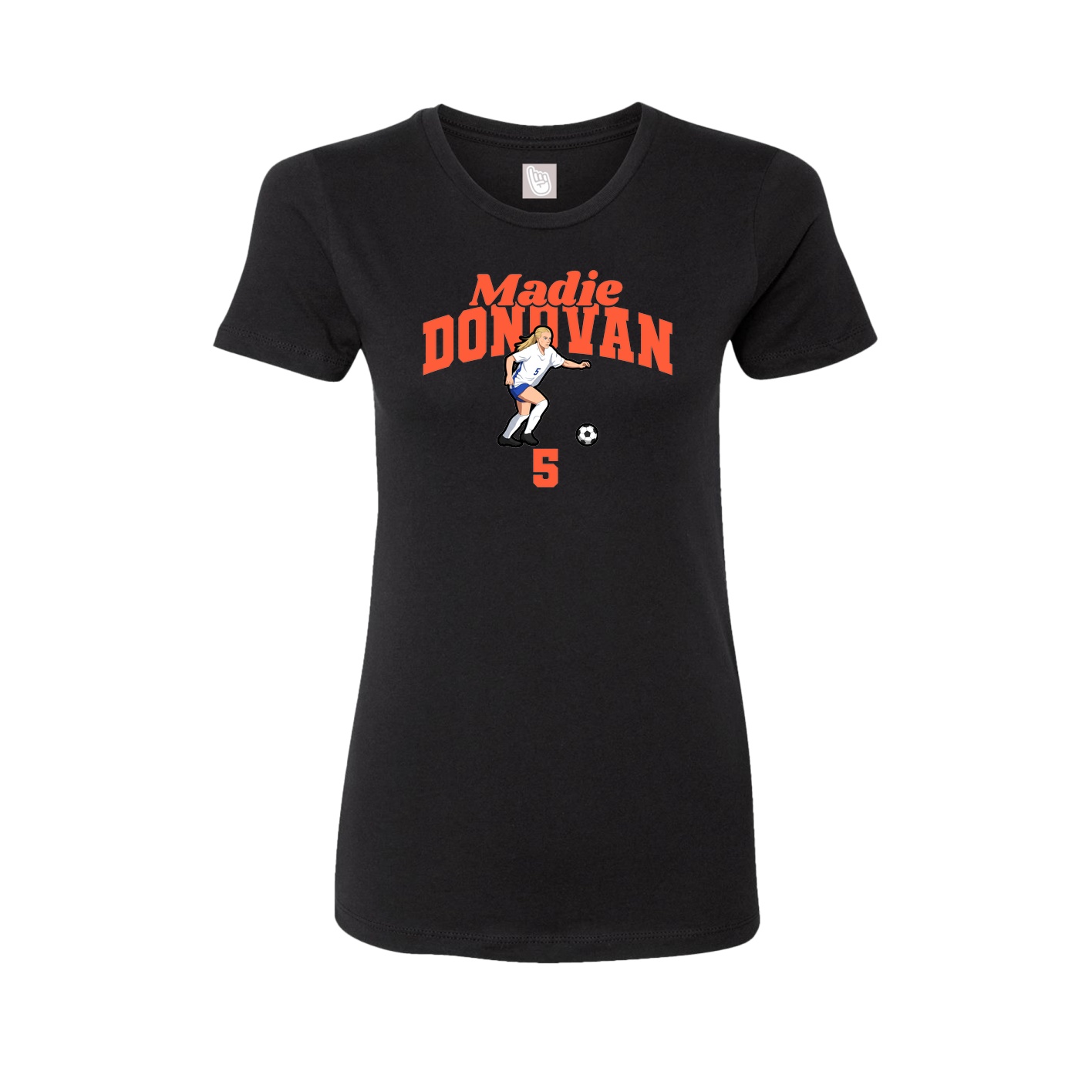 Womens Tee — Signature Arch in Black