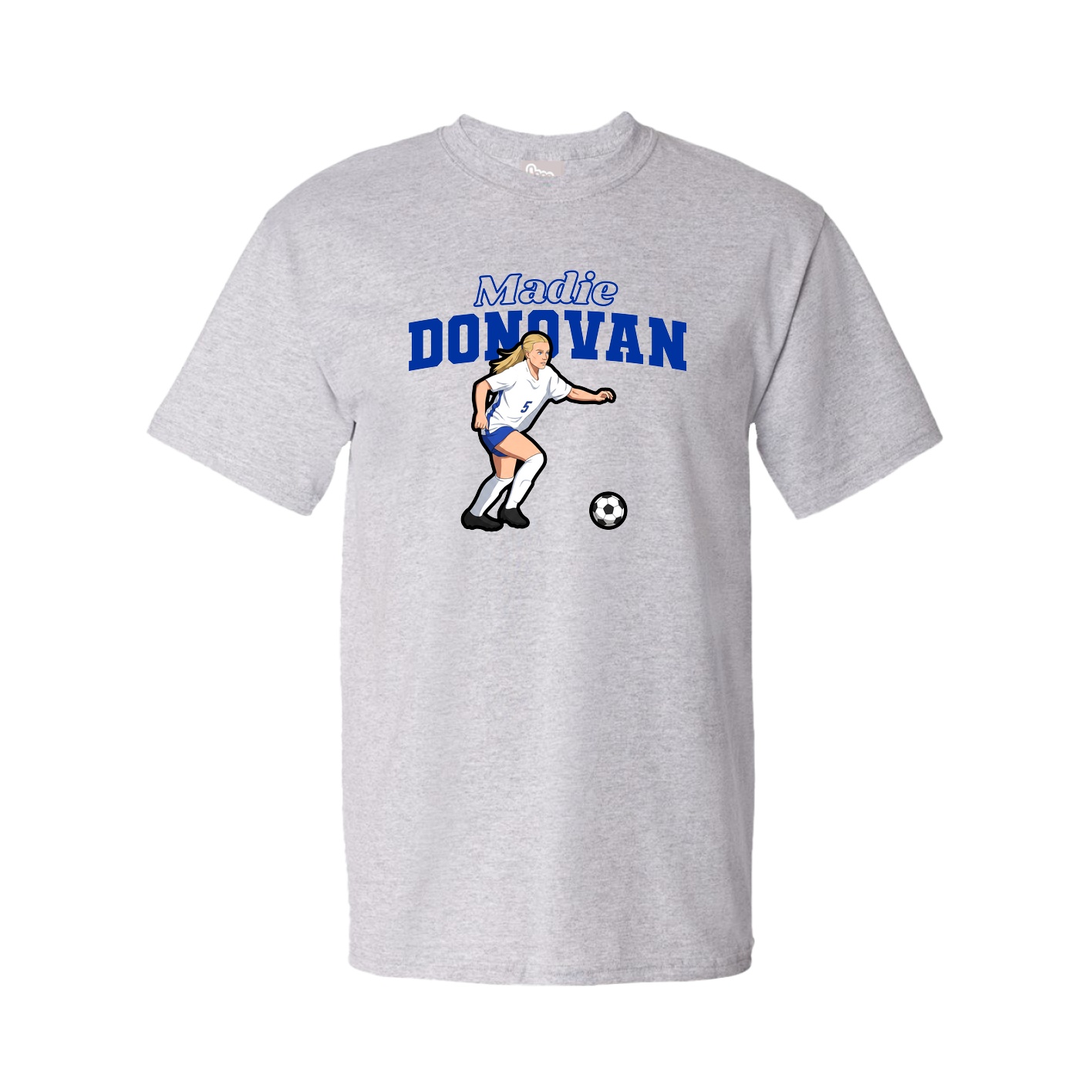 Tee — Name Arch in Grey