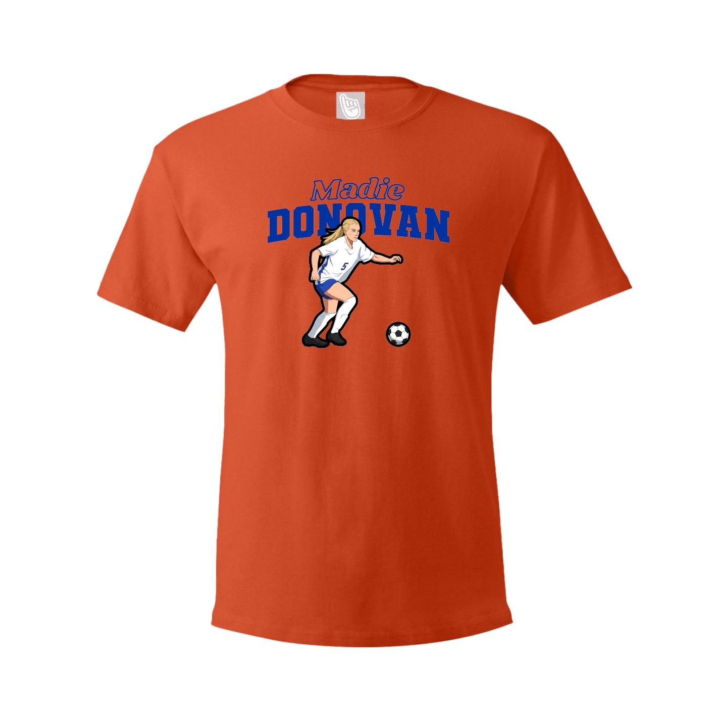 Tee — Name Arch in Orange