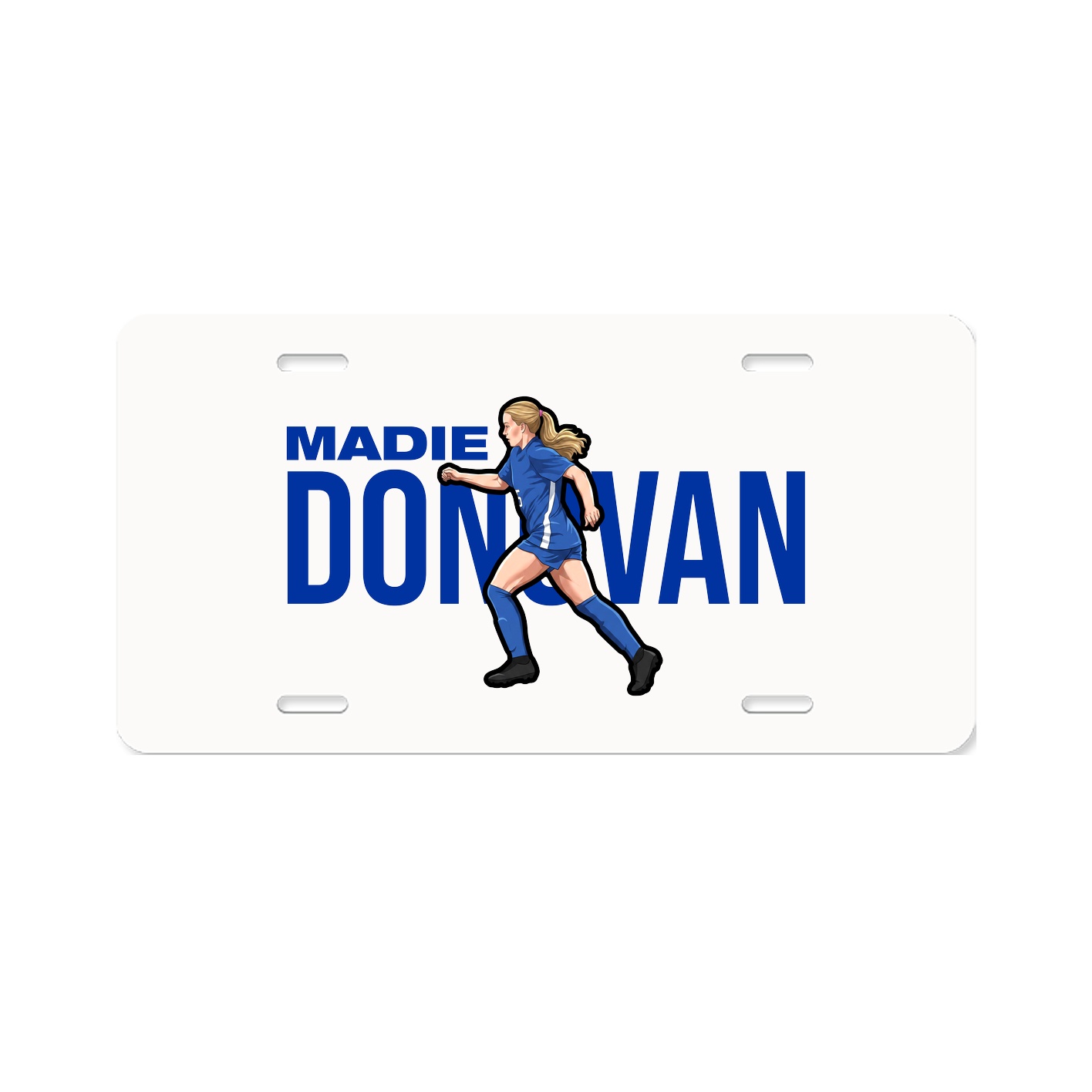 License Plate — Player Name in Classic