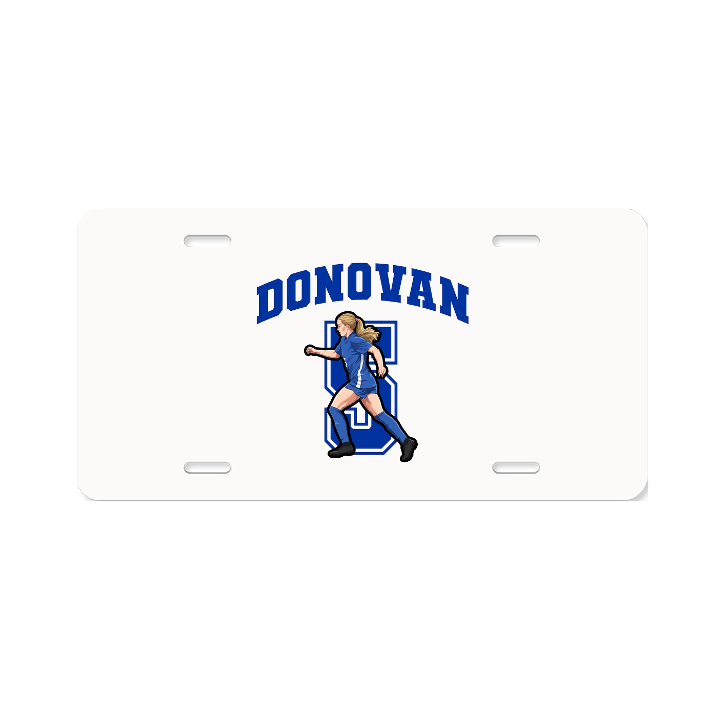 License Plate — Number in Classic