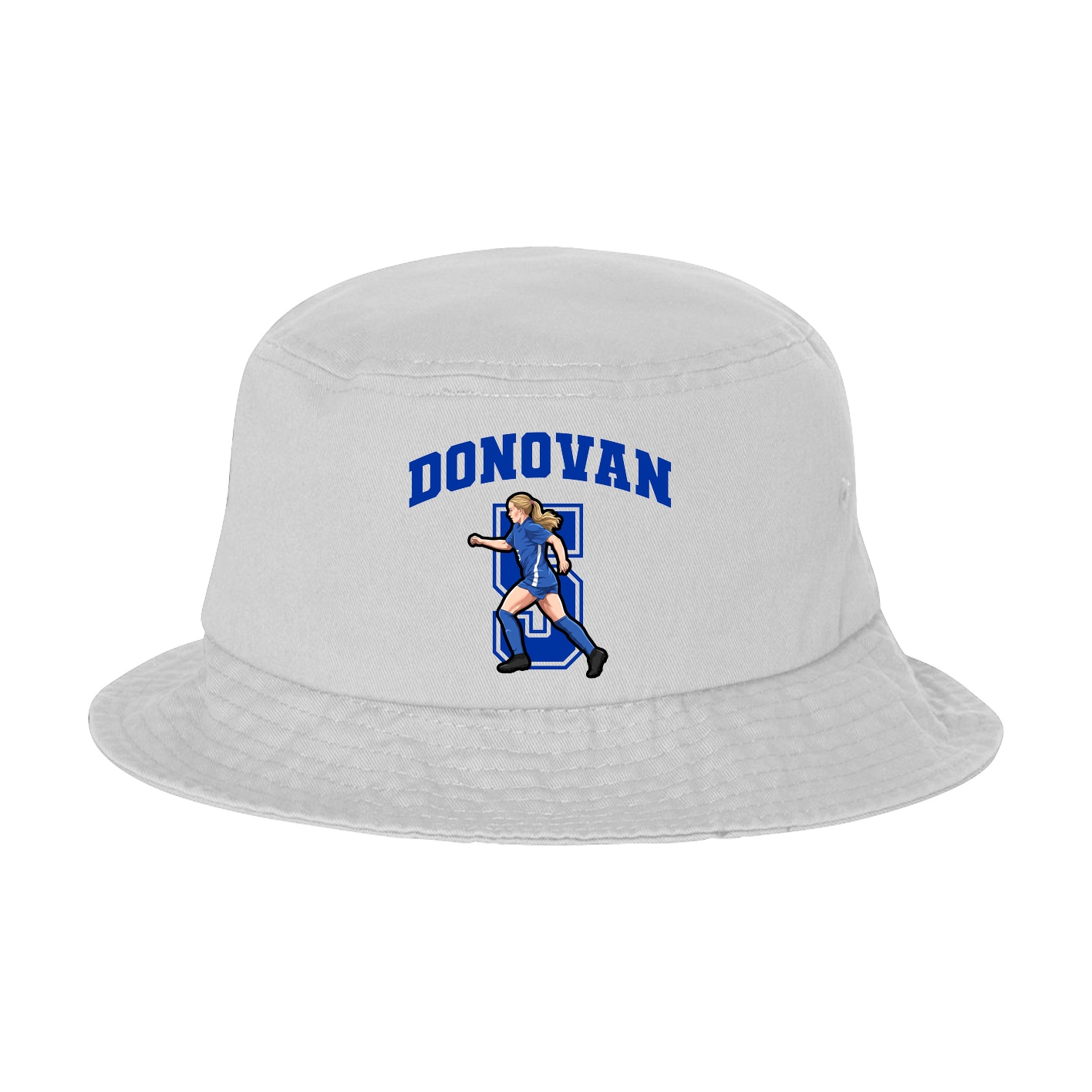Bucket Cap — Number in White