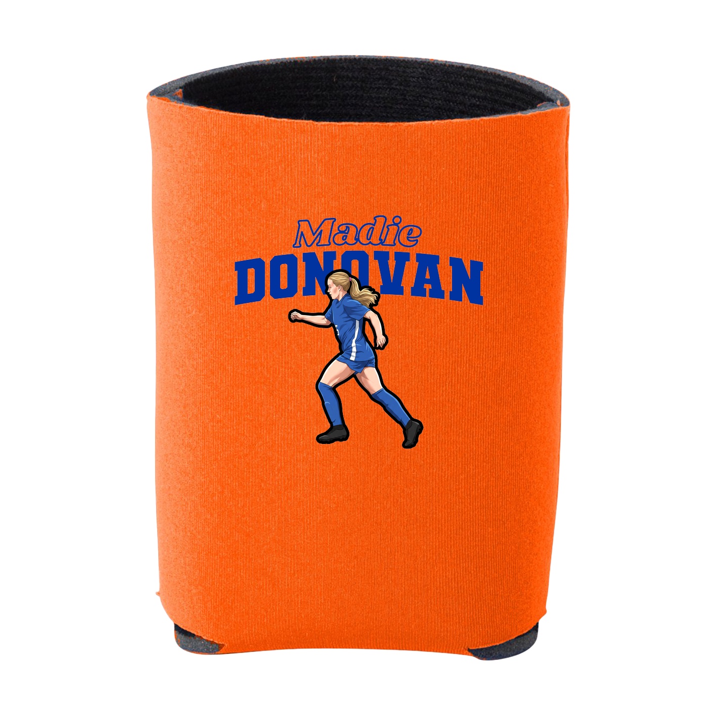 Can Holder — Name Arch in Orange