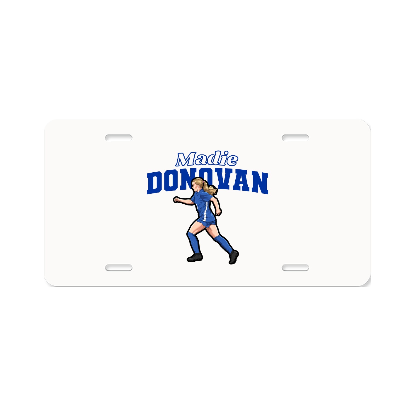 License Plate — Name Arch in Classic