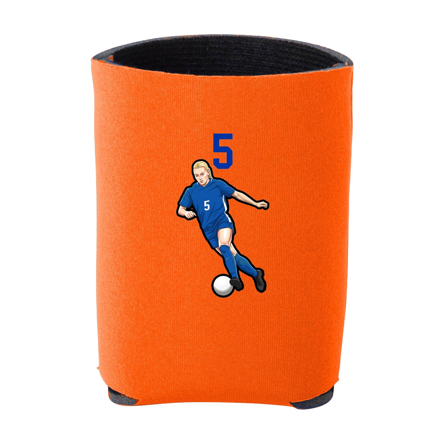 Can Holder — Number Top in Orange