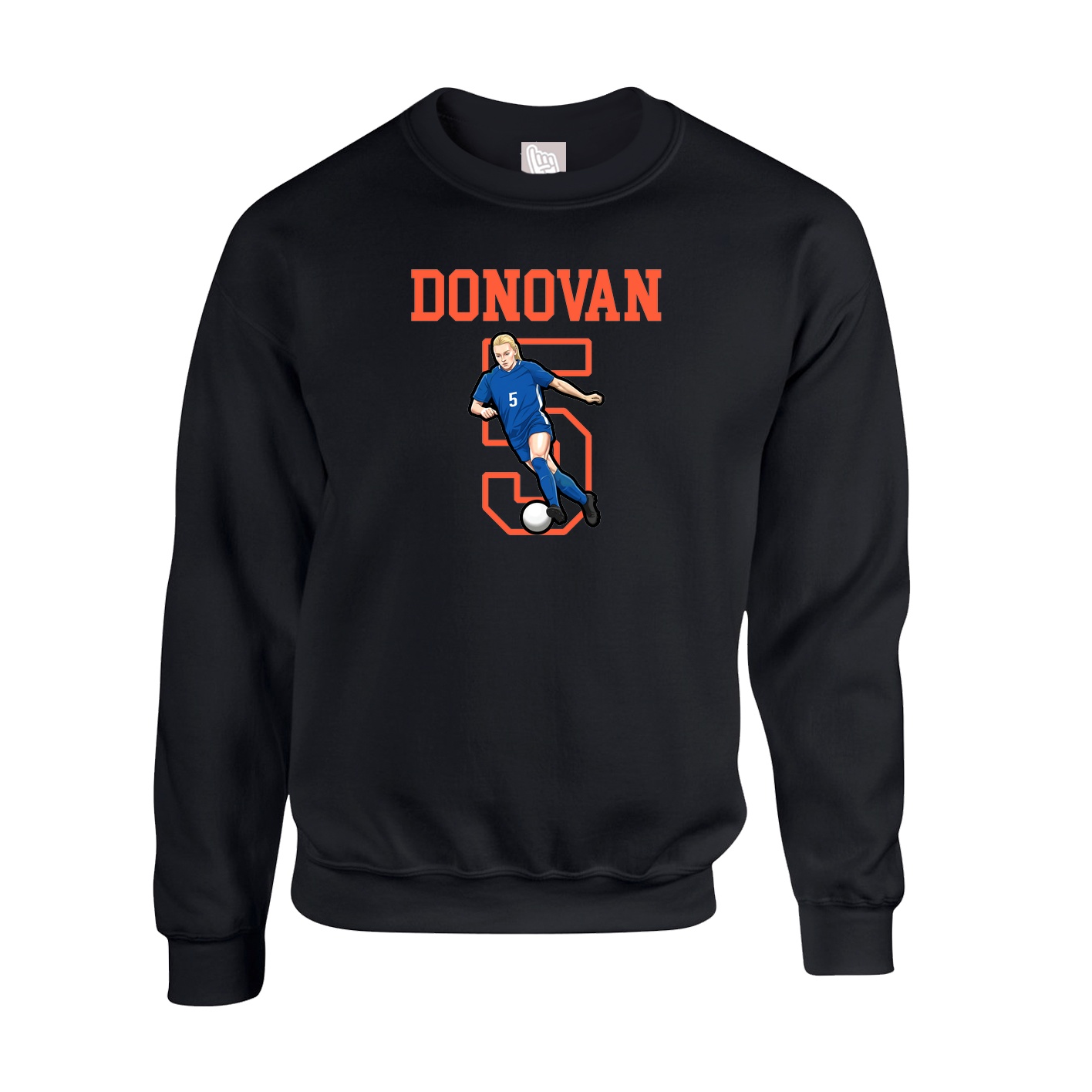 Fleece Crew — Shirsey in Black