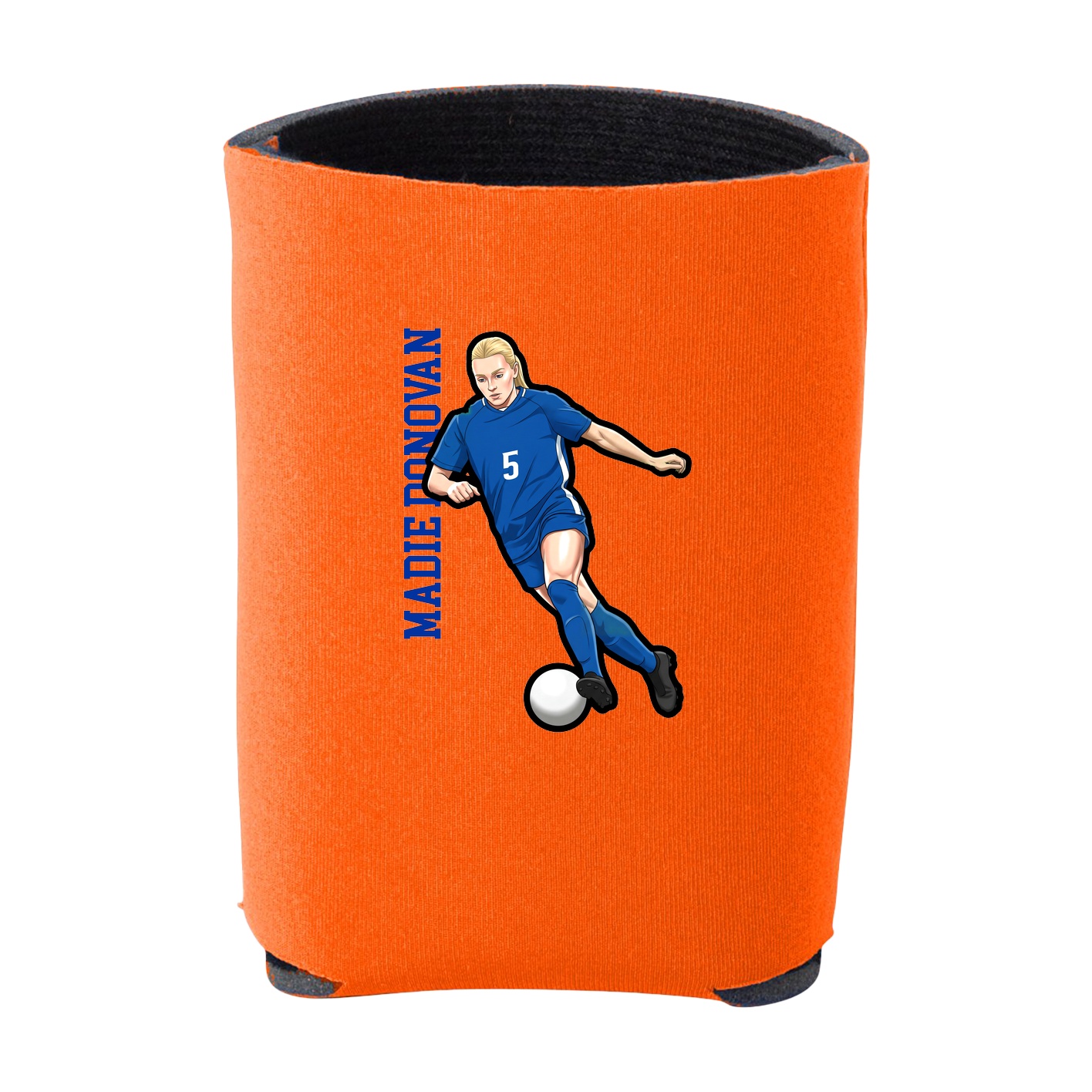 Can Holder — Name Vertical in Orange