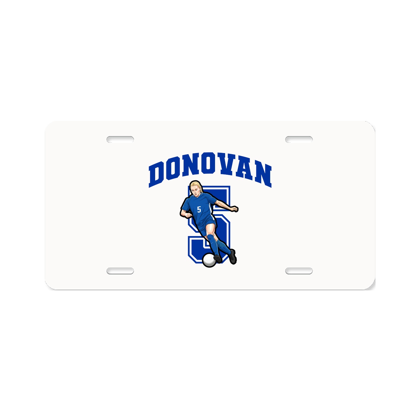 License Plate — Number in Classic