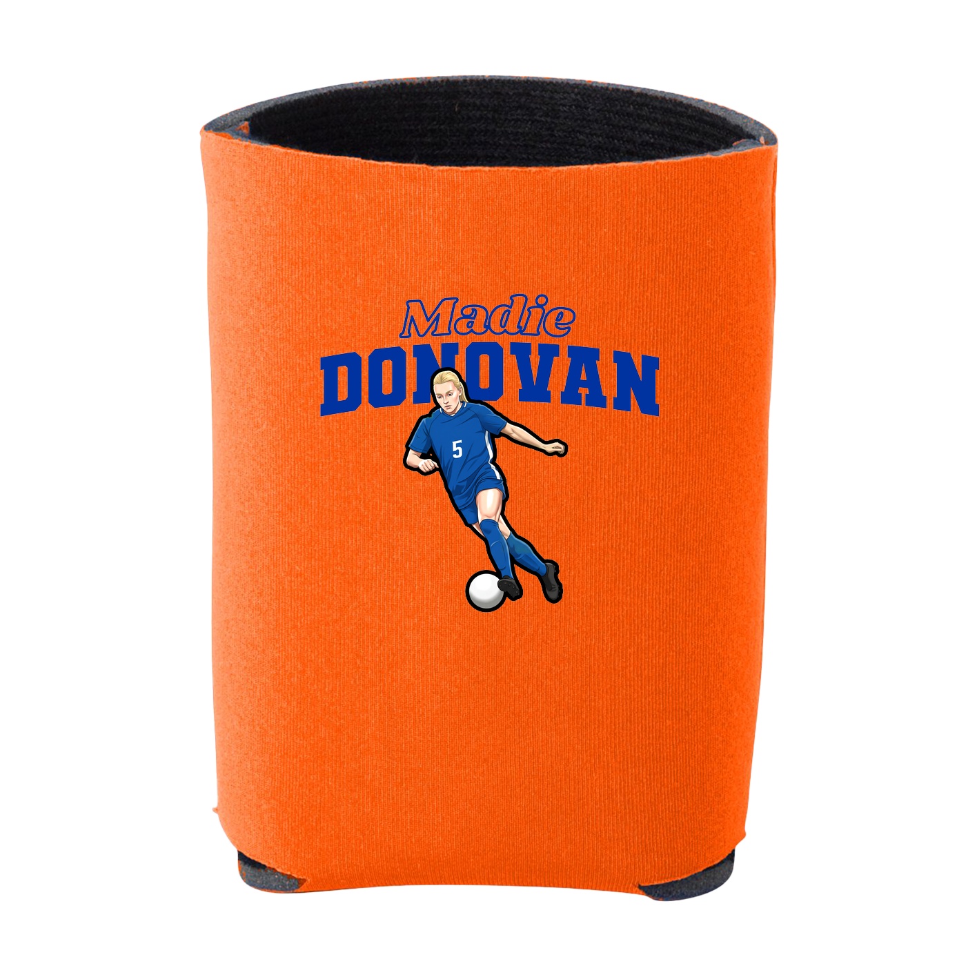 Can Holder — Name Arch in Orange
