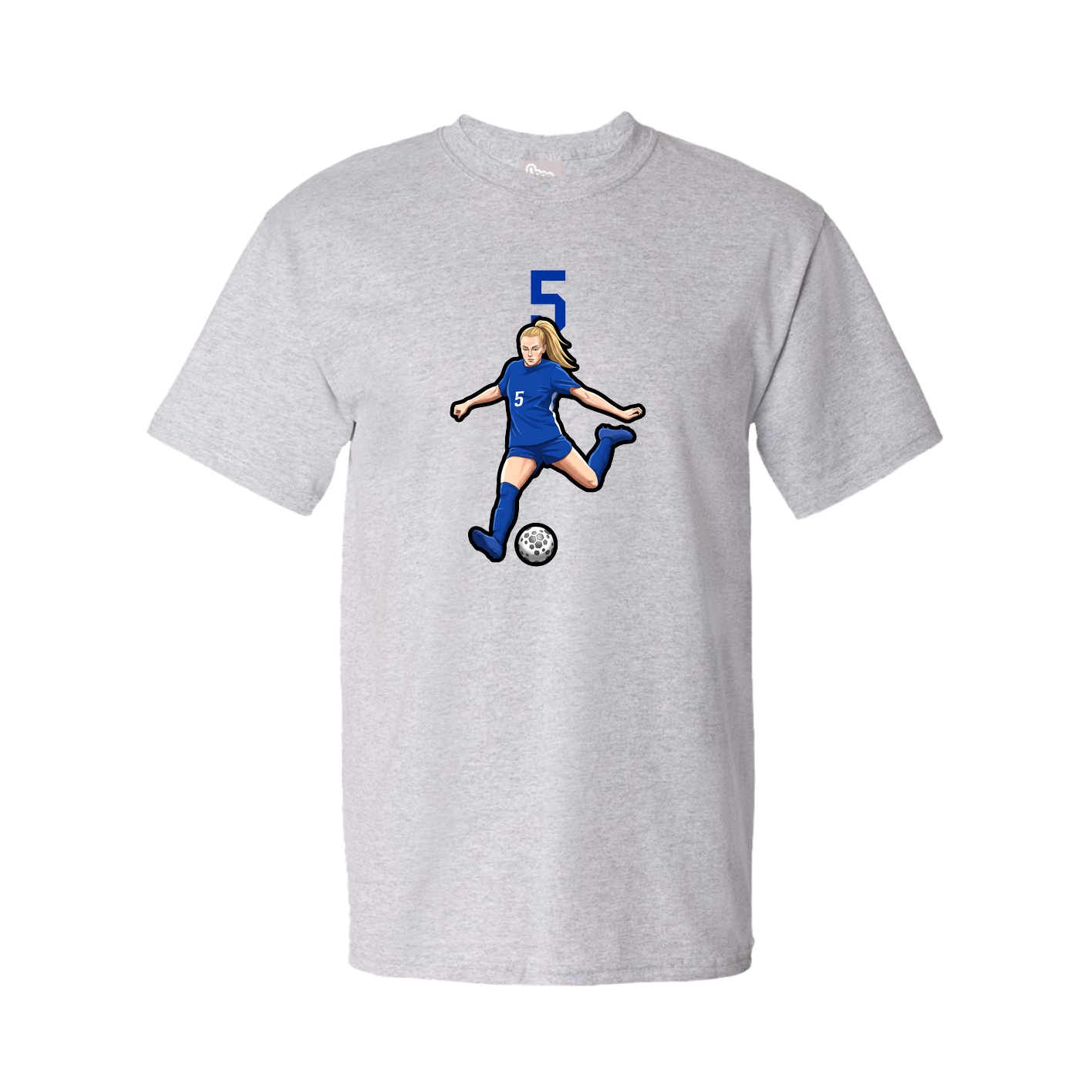 Tee — Number Top in Grey
